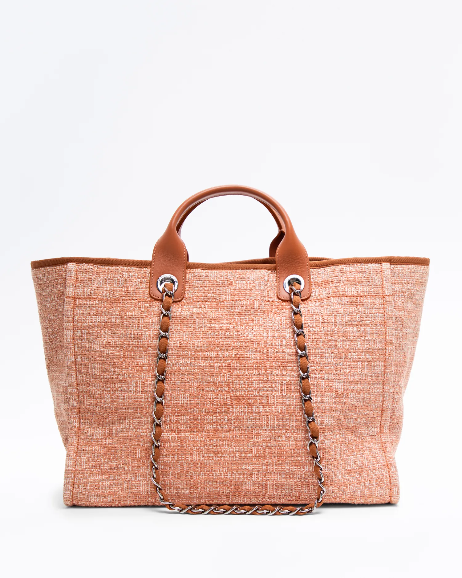 Raffia Deauville Medium Shopping Tote