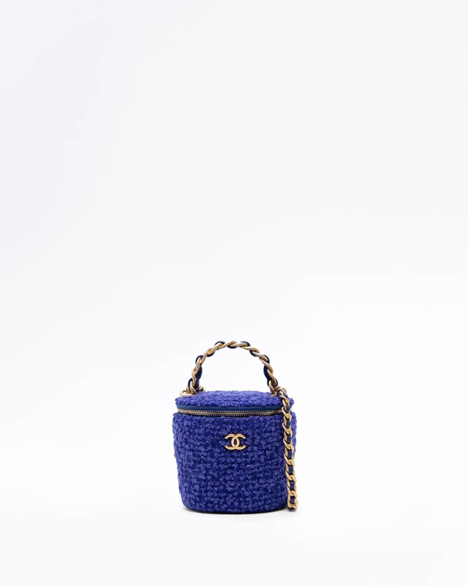 Tweed Afternoon Tea Nano Vanity Bucket Bag