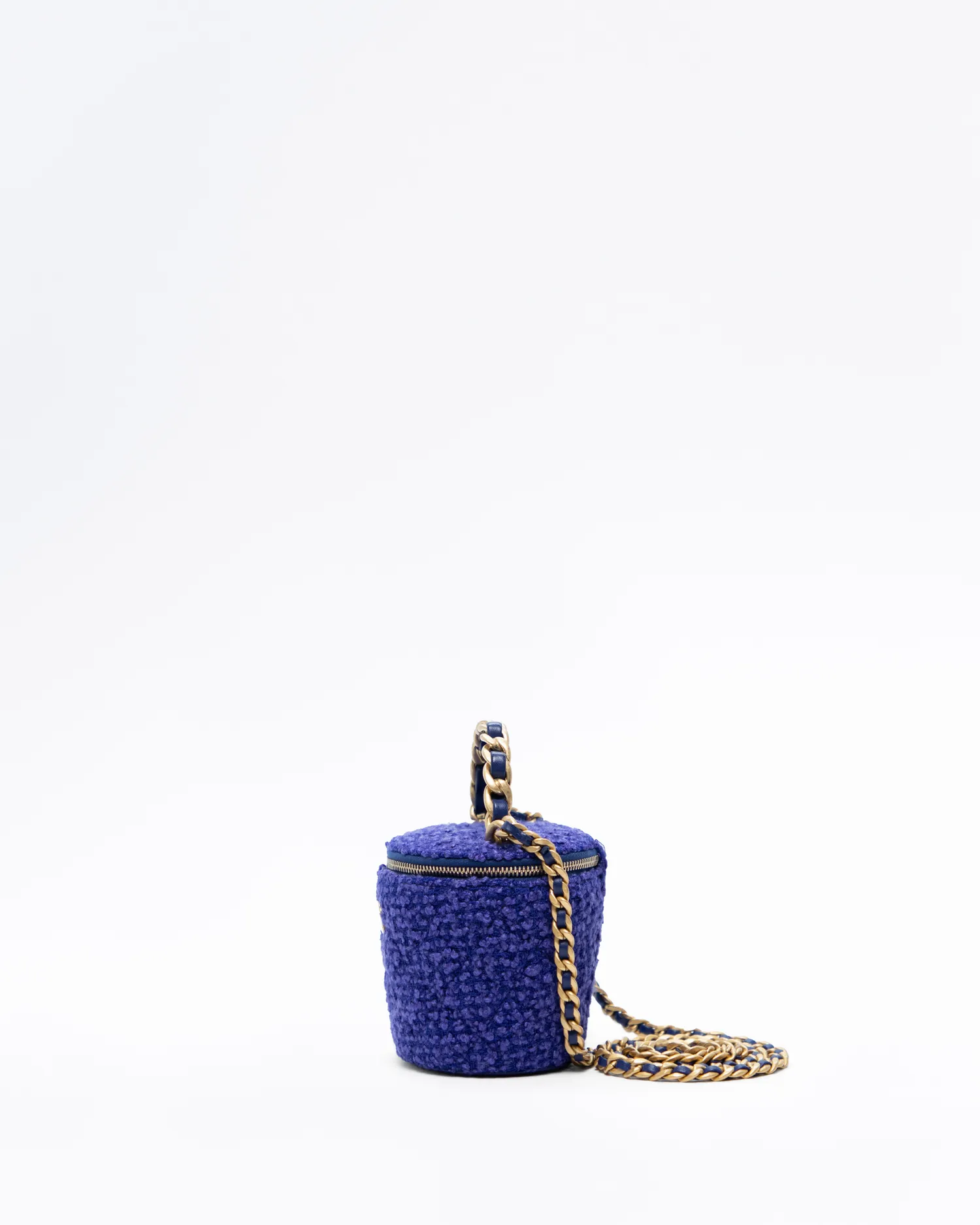 Tweed Afternoon Tea Nano Vanity Bucket Bag