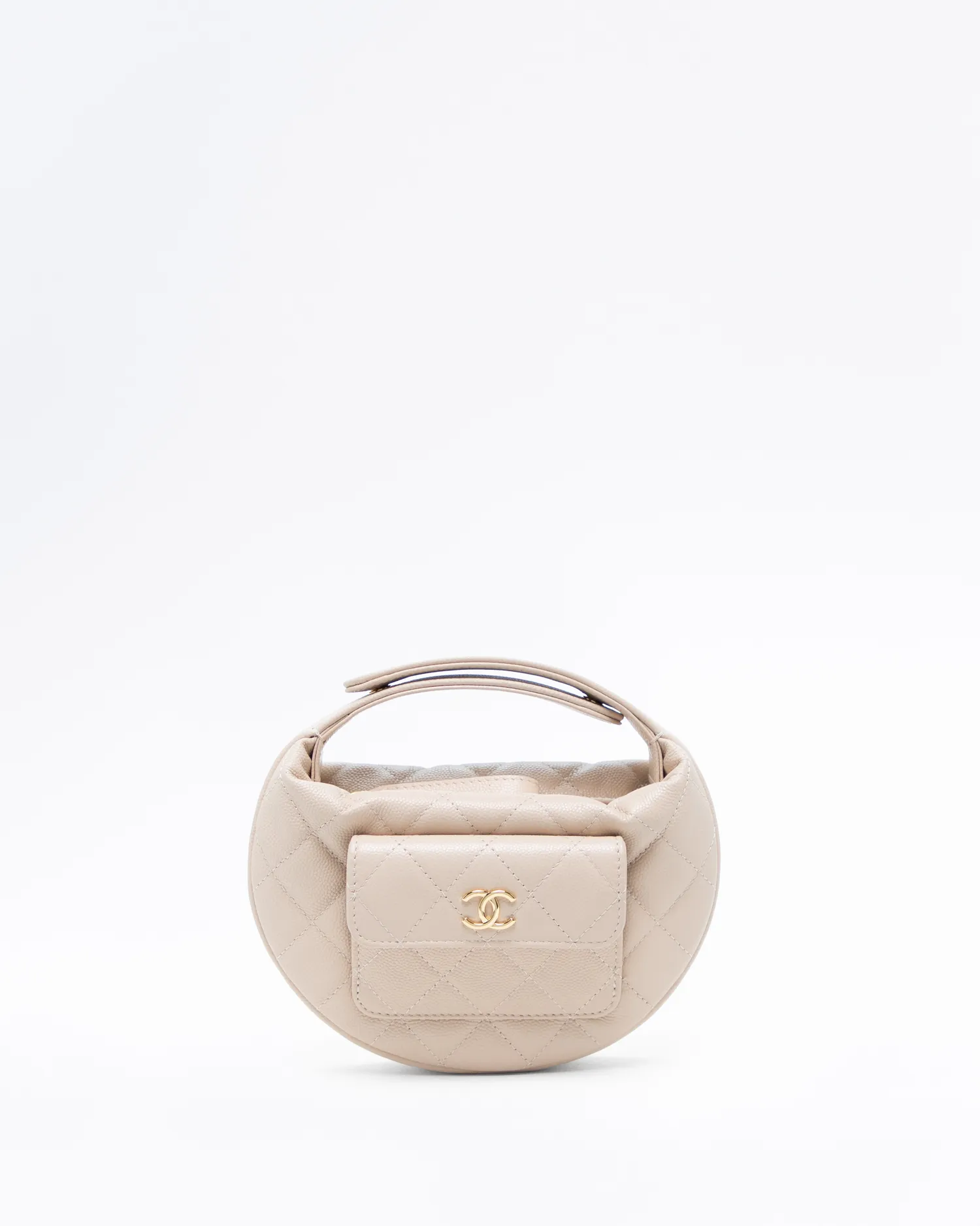 Caviar Polly Pocket Mini Hobo Pouch Bag