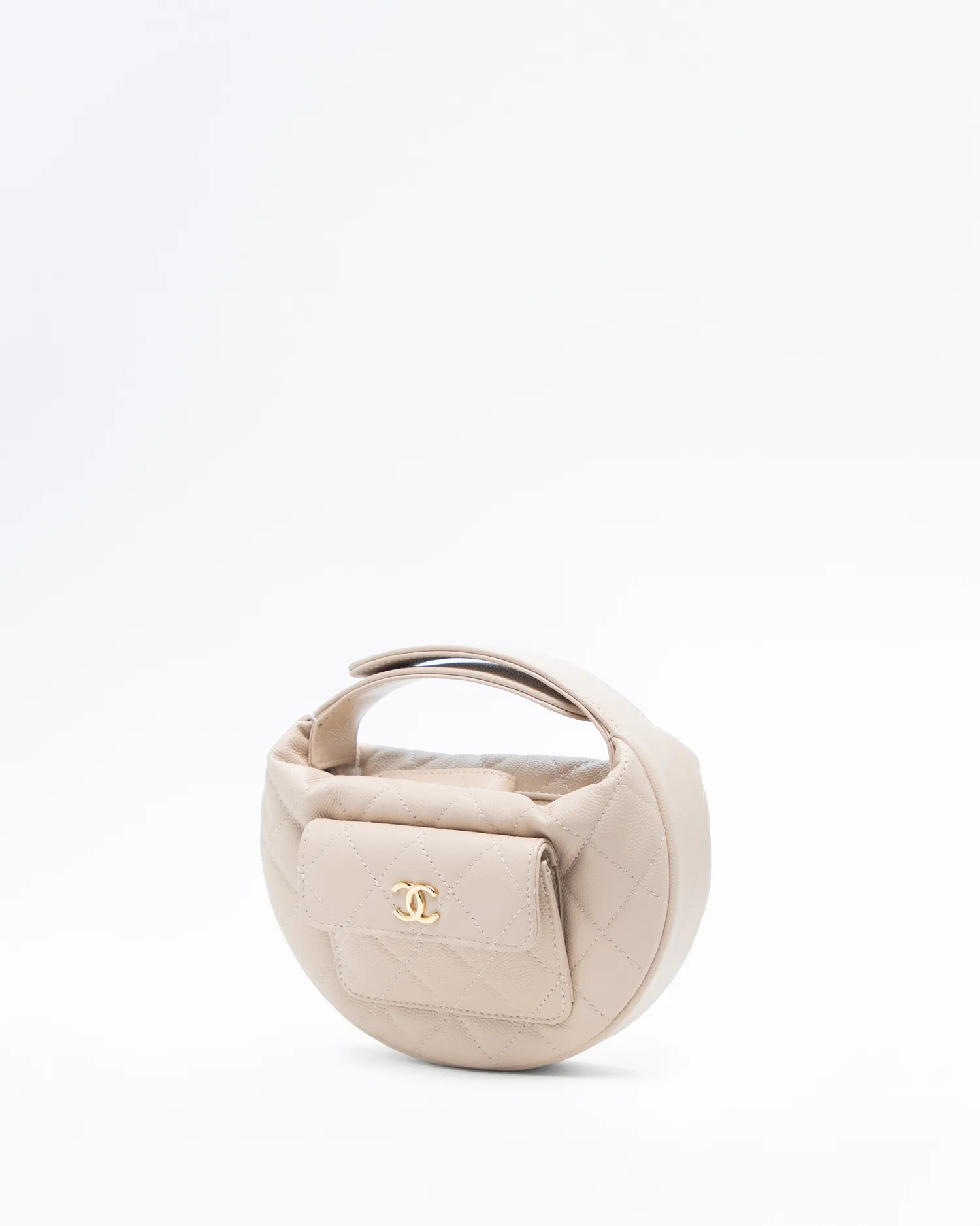 Caviar Polly Pocket Mini Hobo Pouch Bag