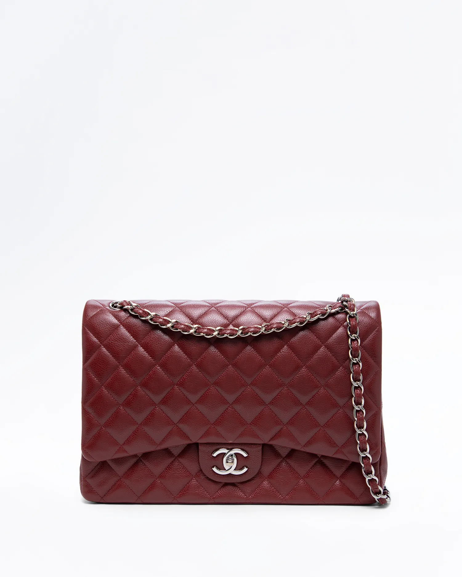 Caviar Quilted Maxi Classic Double Flap Bag