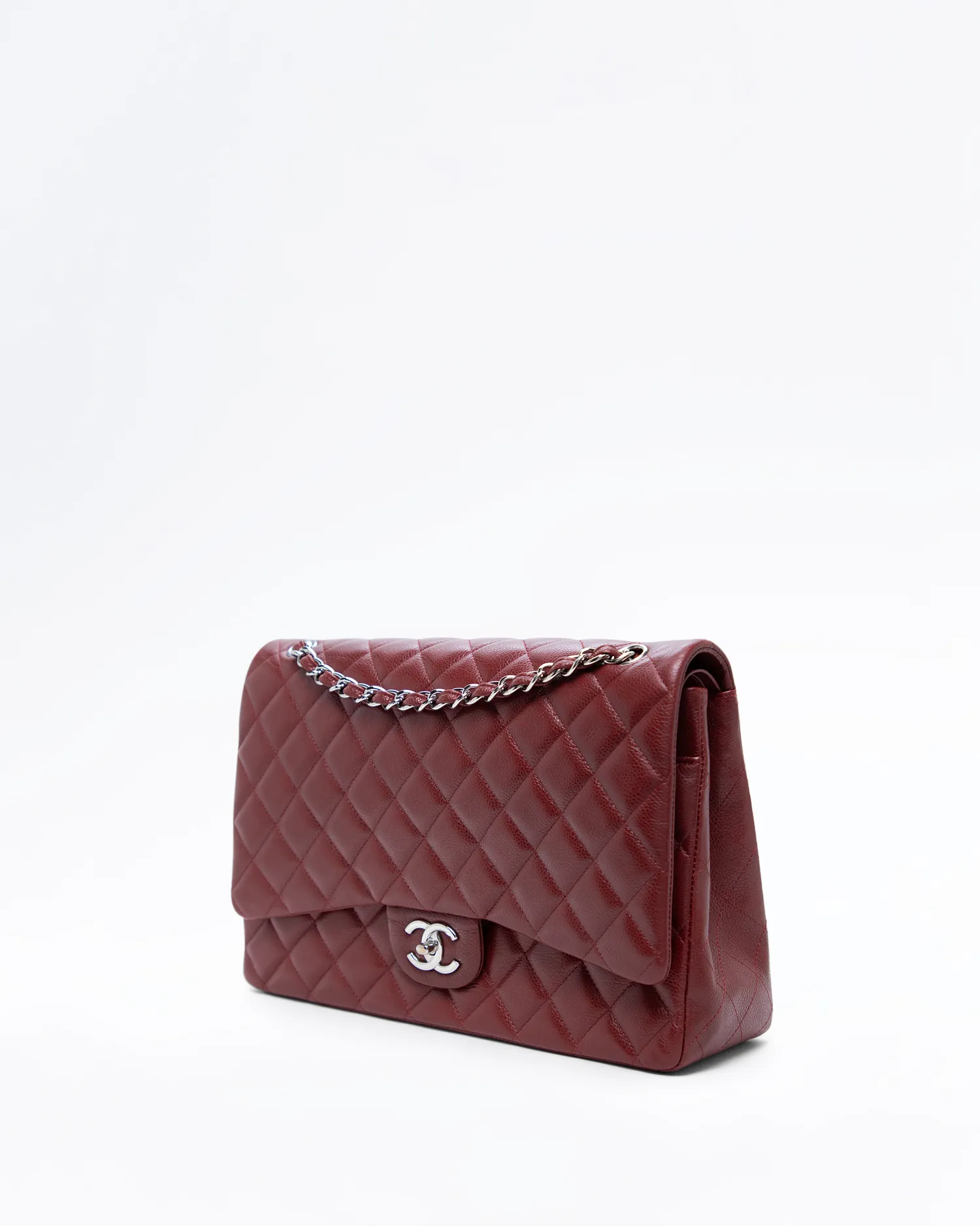 Caviar Quilted Maxi Classic Double Flap Bag