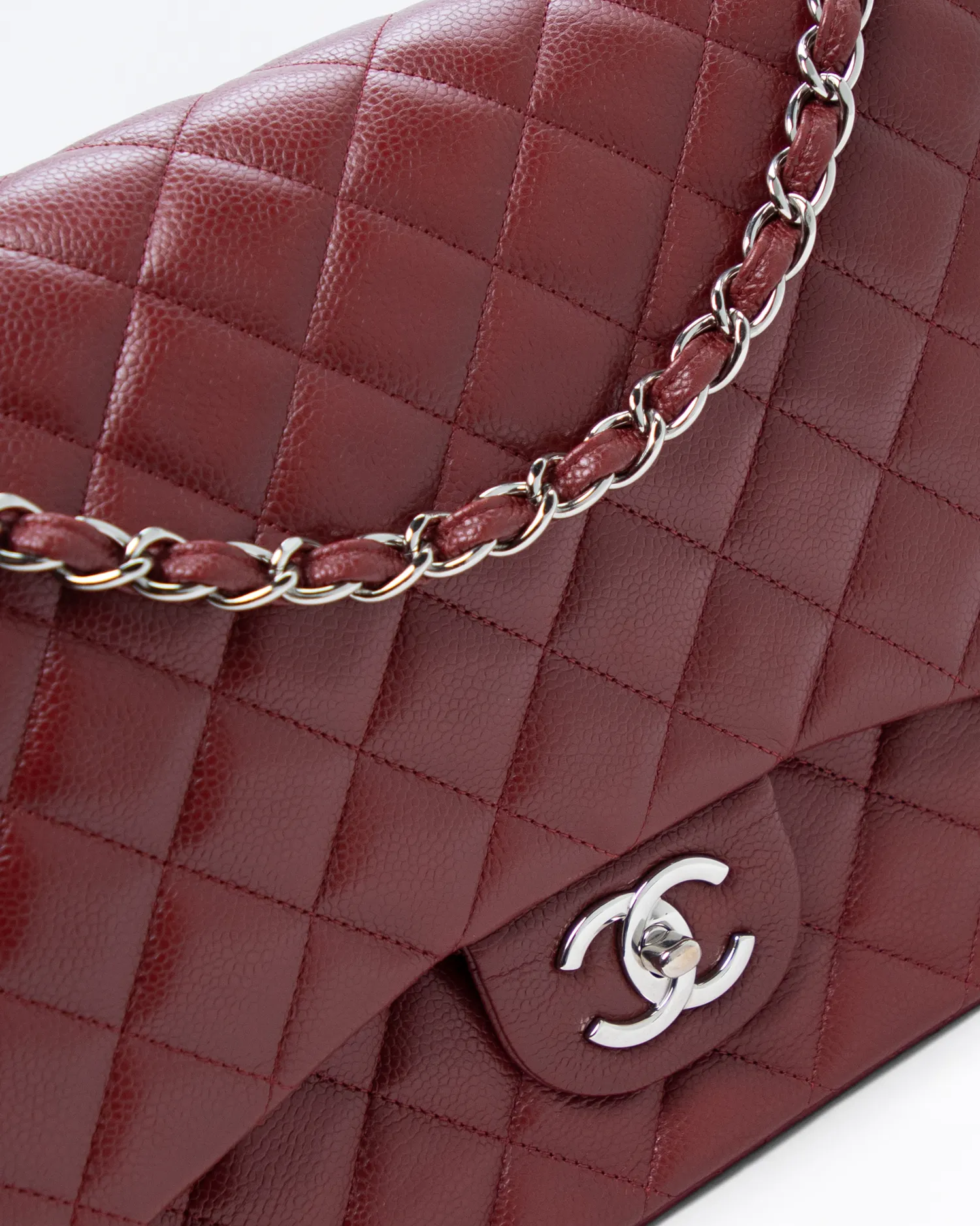 Caviar Quilted Maxi Classic Double Flap Bag