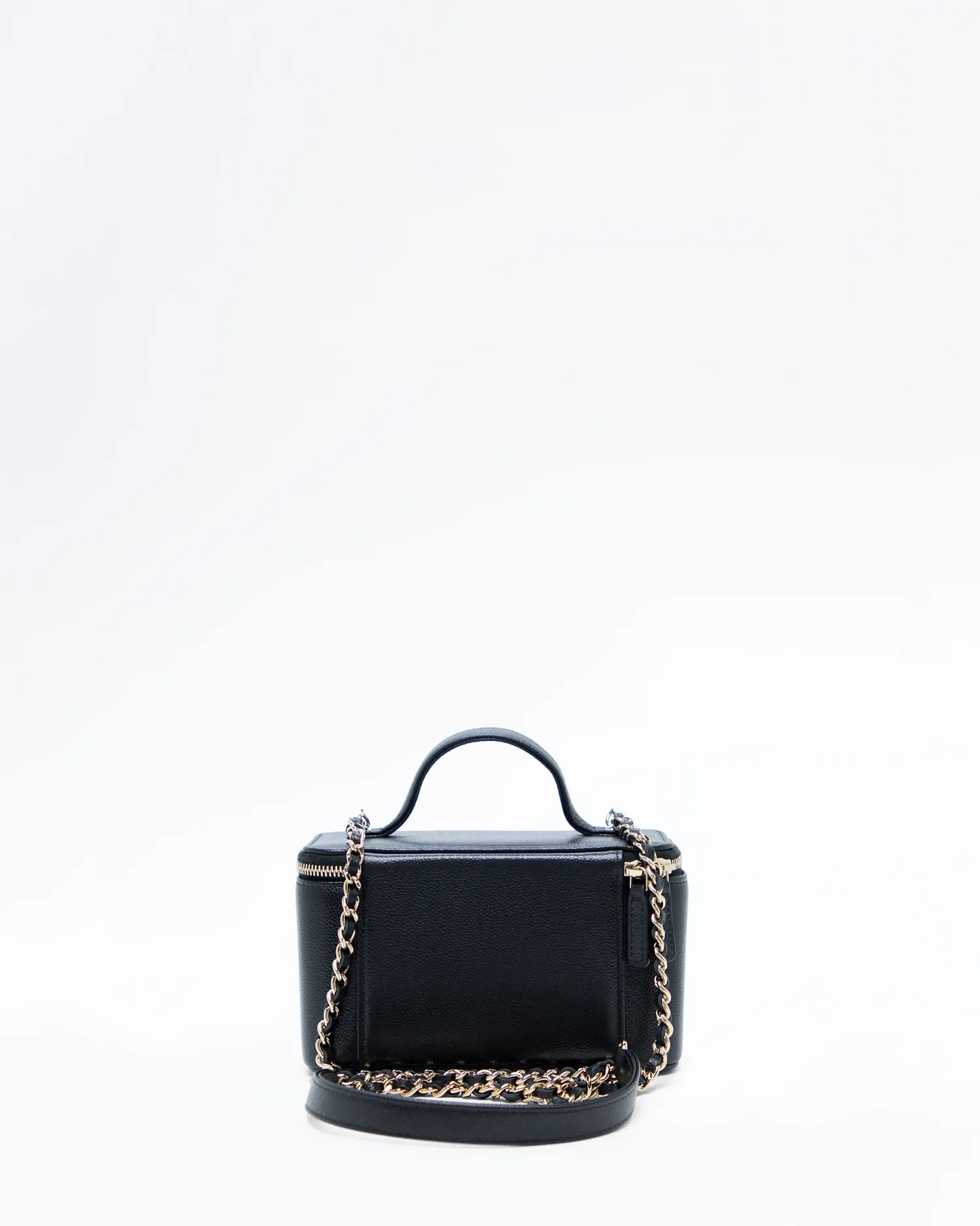 Caviar Top Handle Pocket Vanity Case