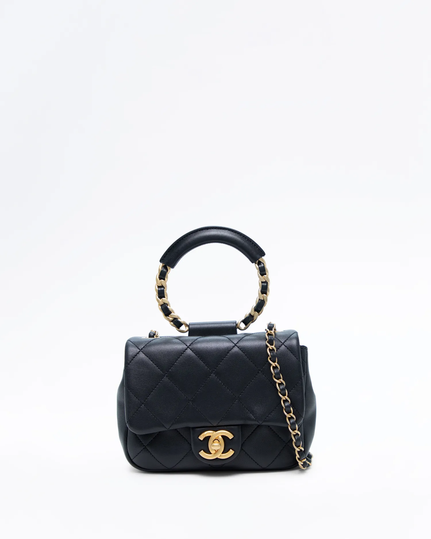 Lambskin In The Loop Mini Flap Bag