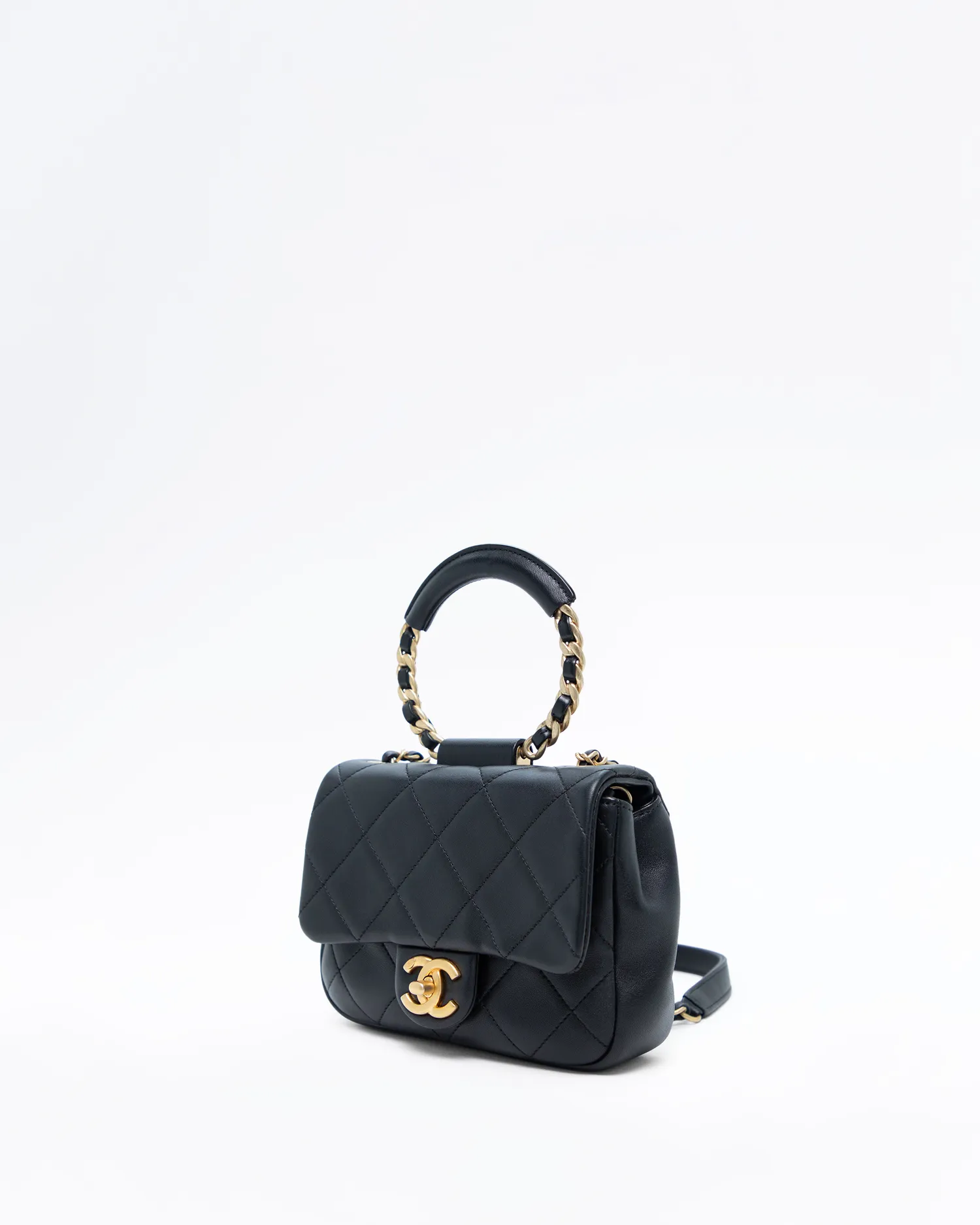 Lambskin In The Loop Mini Flap Bag