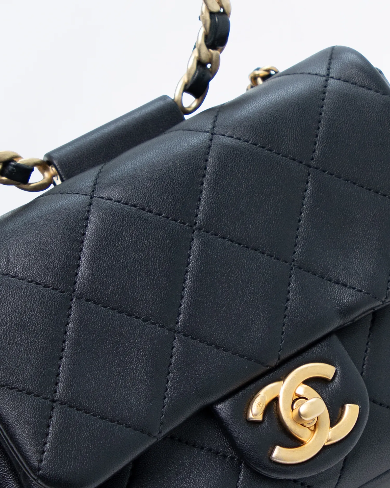 Lambskin In The Loop Mini Flap Bag