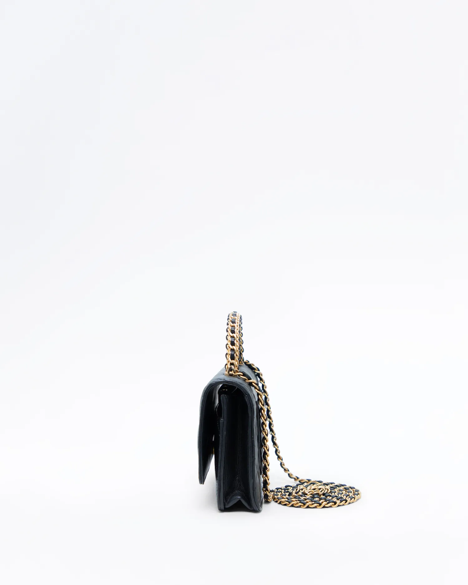 Chain Top Handle Wallet on a Chain