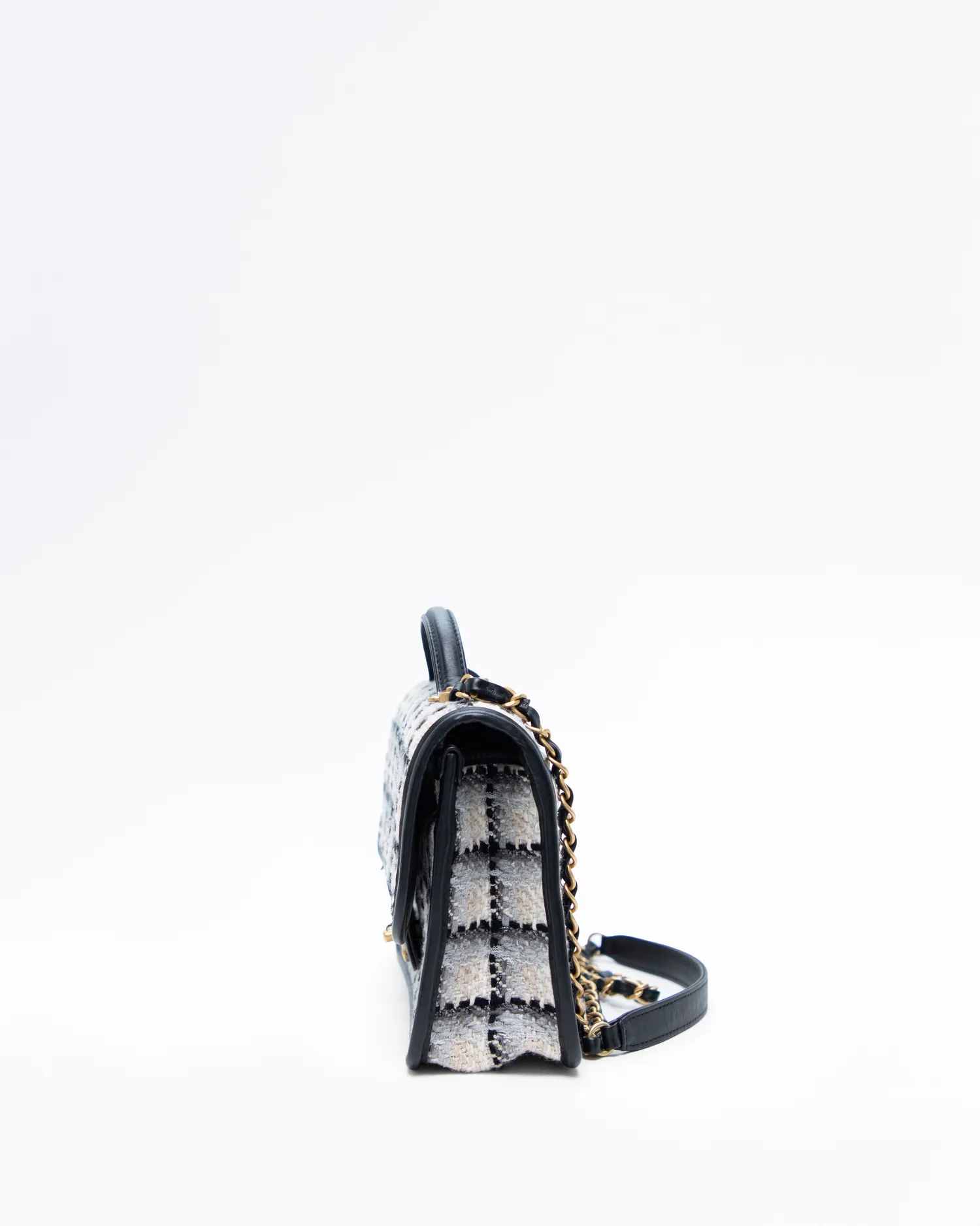 Tweed School Memory Small Top Handle Bag