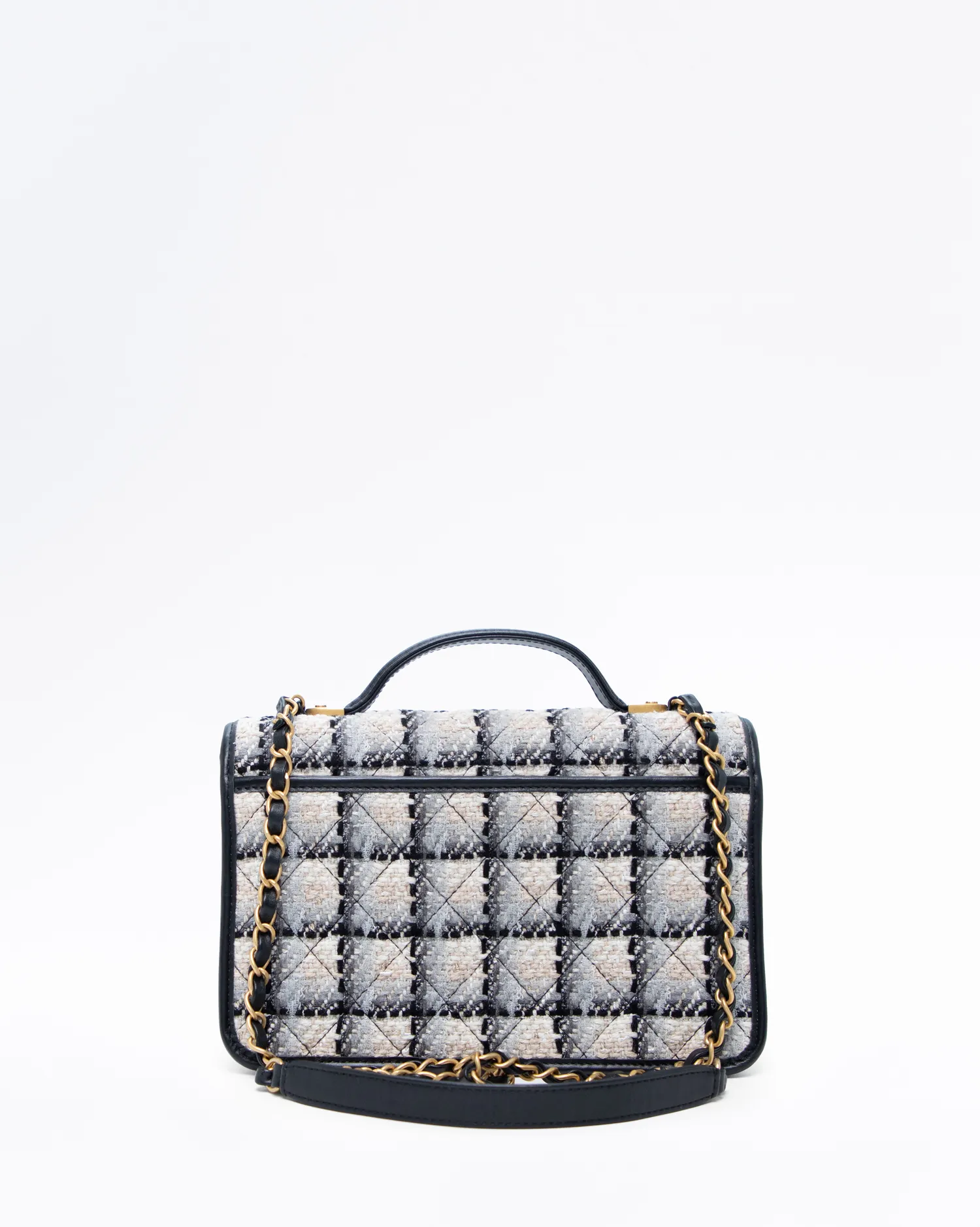 Tweed School Memory Small Top Handle Bag