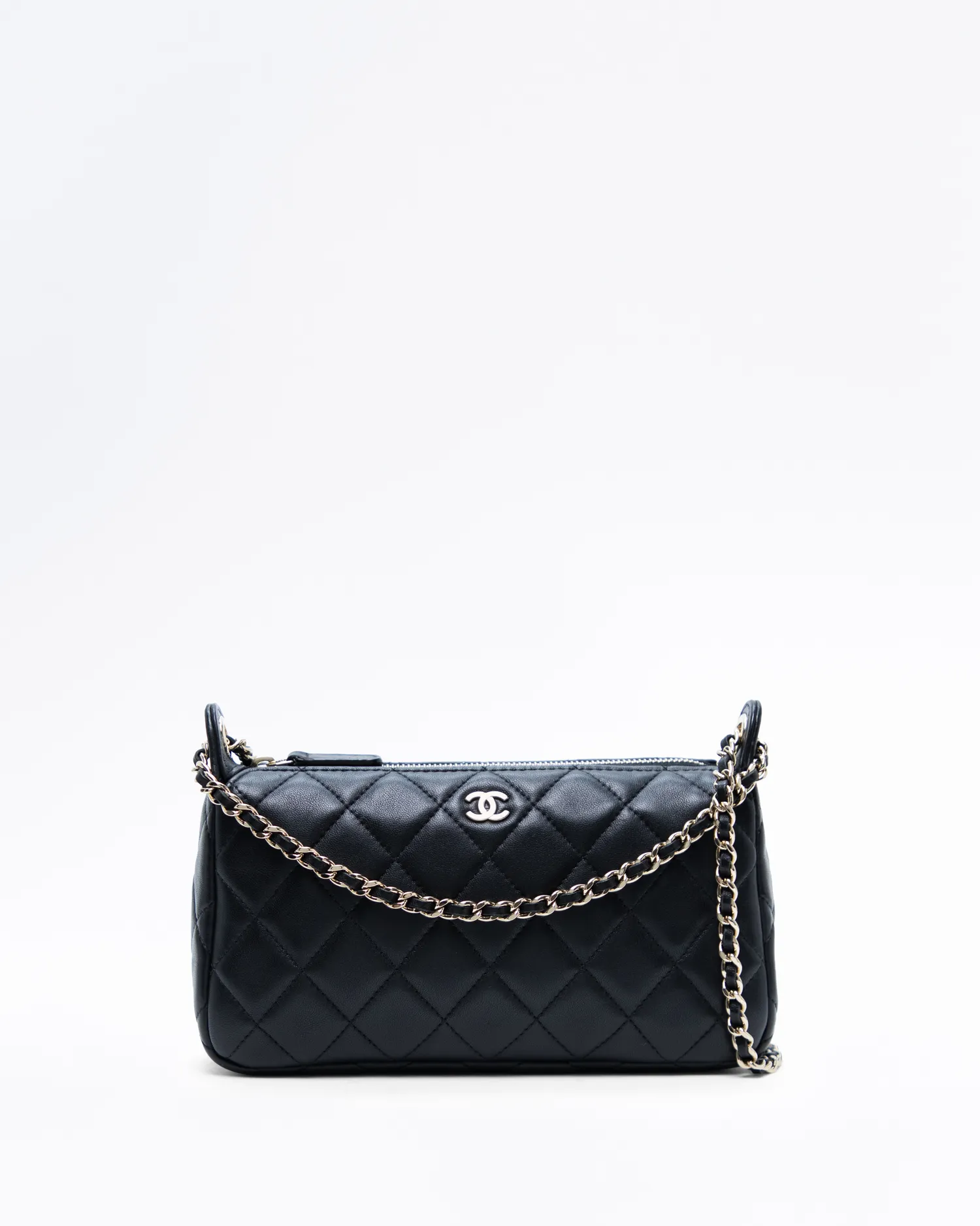 Lambskin Quilted Purse with Chain