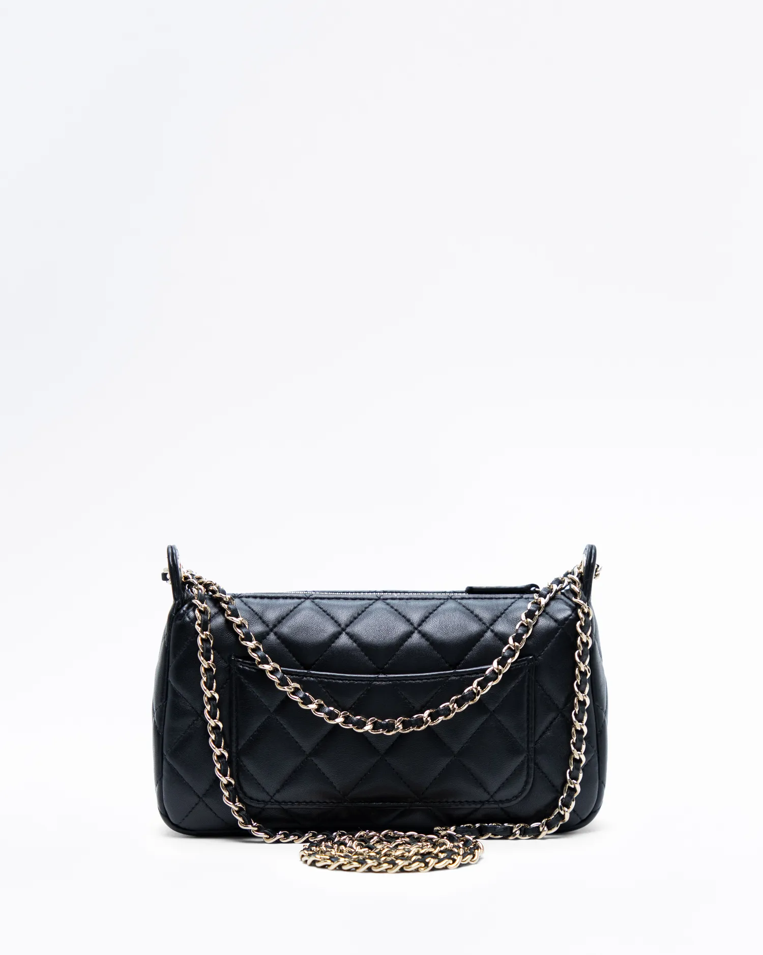 Lambskin Quilted Purse with Chain