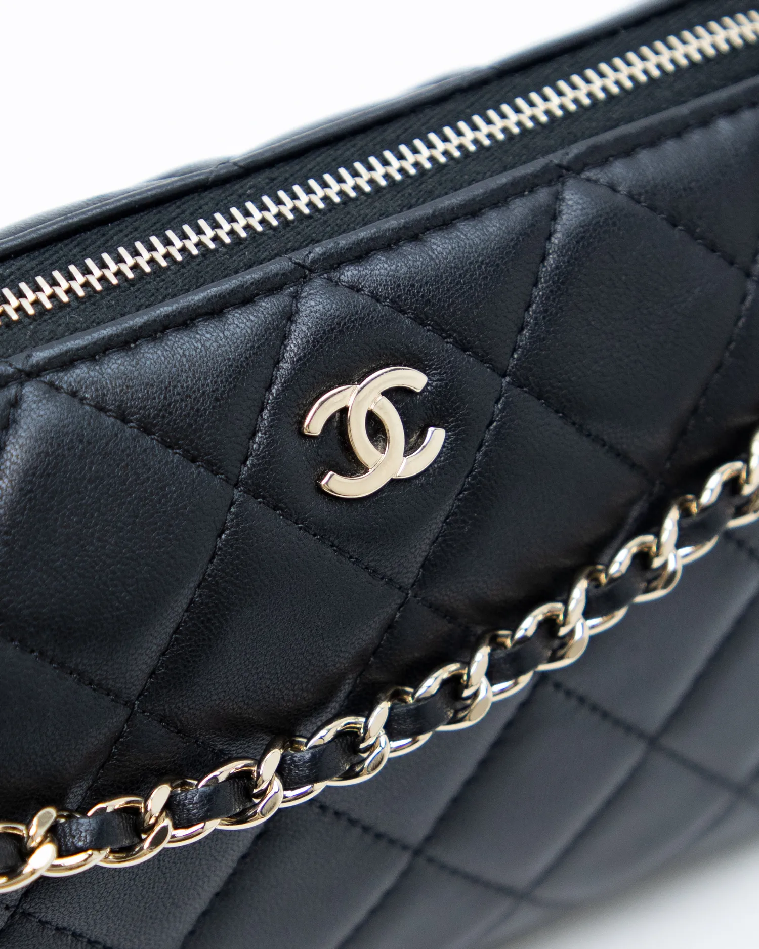 Lambskin Quilted Purse with Chain