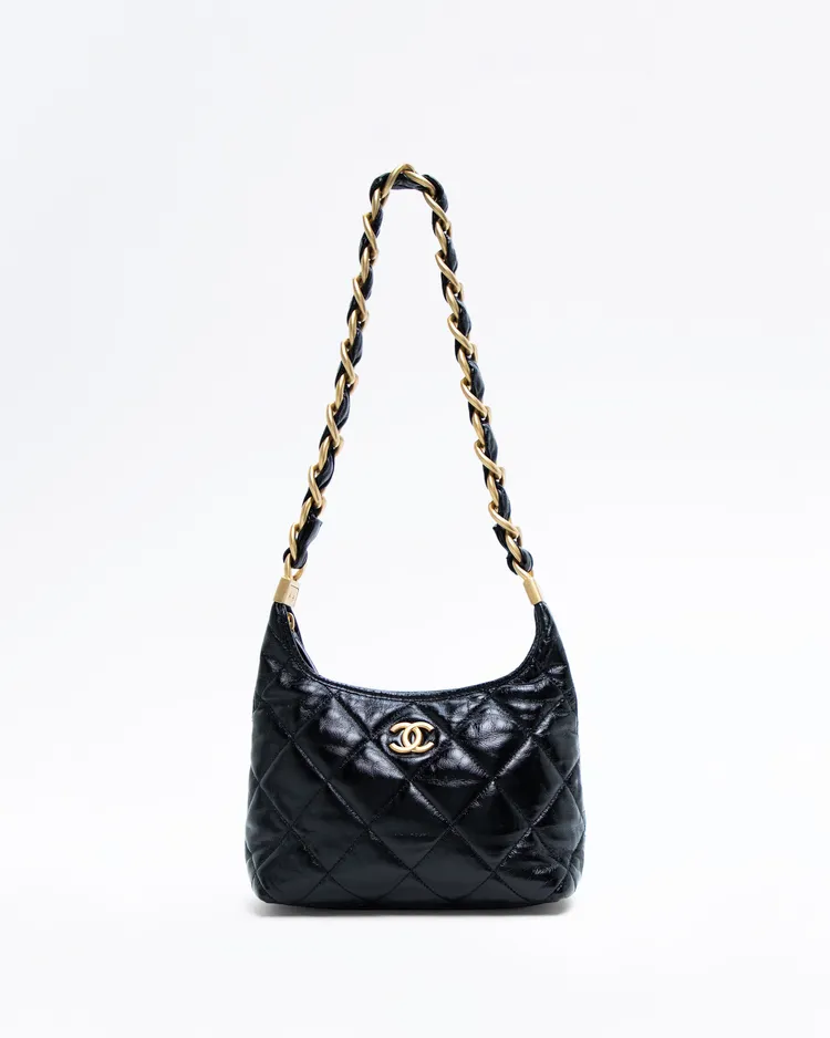 Shiny Funky Town Small Hobo Bag