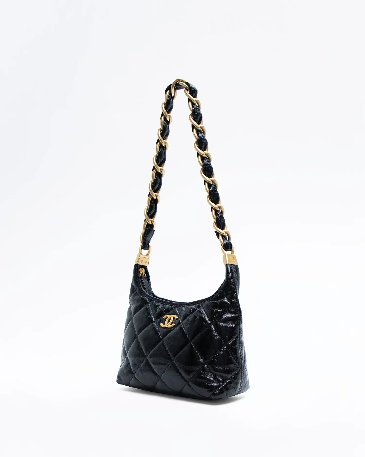 Shiny Funky Town Small Hobo Bag