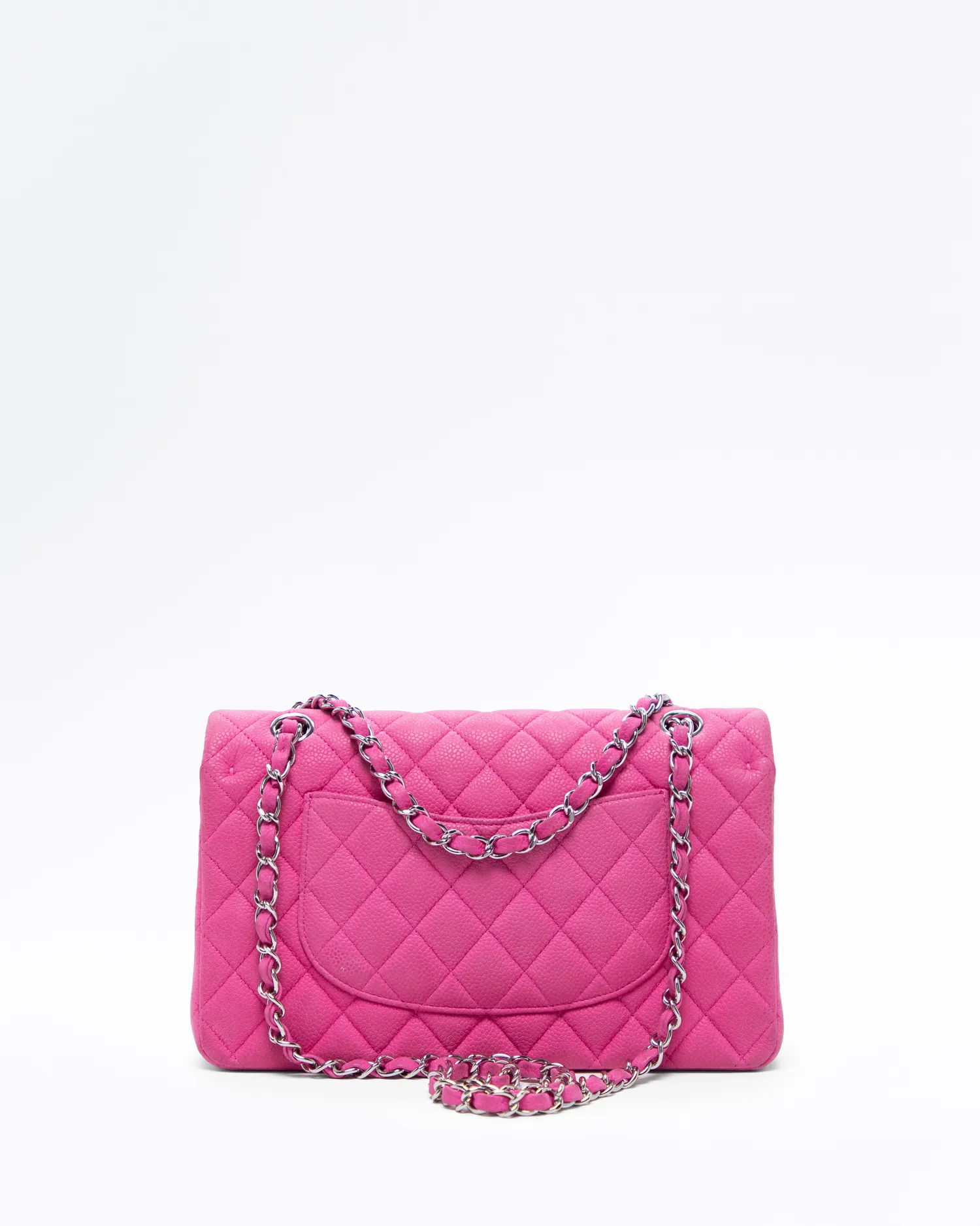 Suede Caviar Classic Double Flap Bag