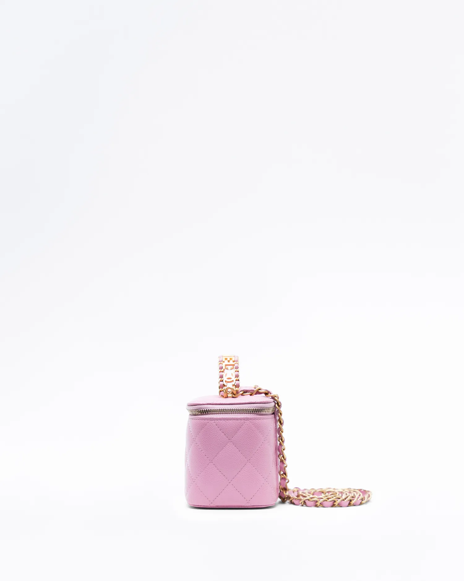 Caviar Pick Me Up Top Handle Vanity with Chain