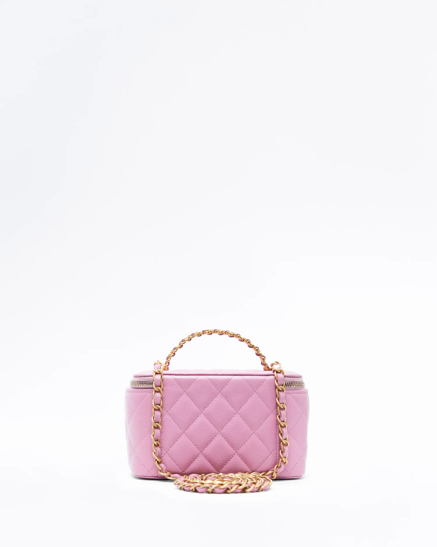 Caviar Pick Me Up Top Handle Vanity with Chain