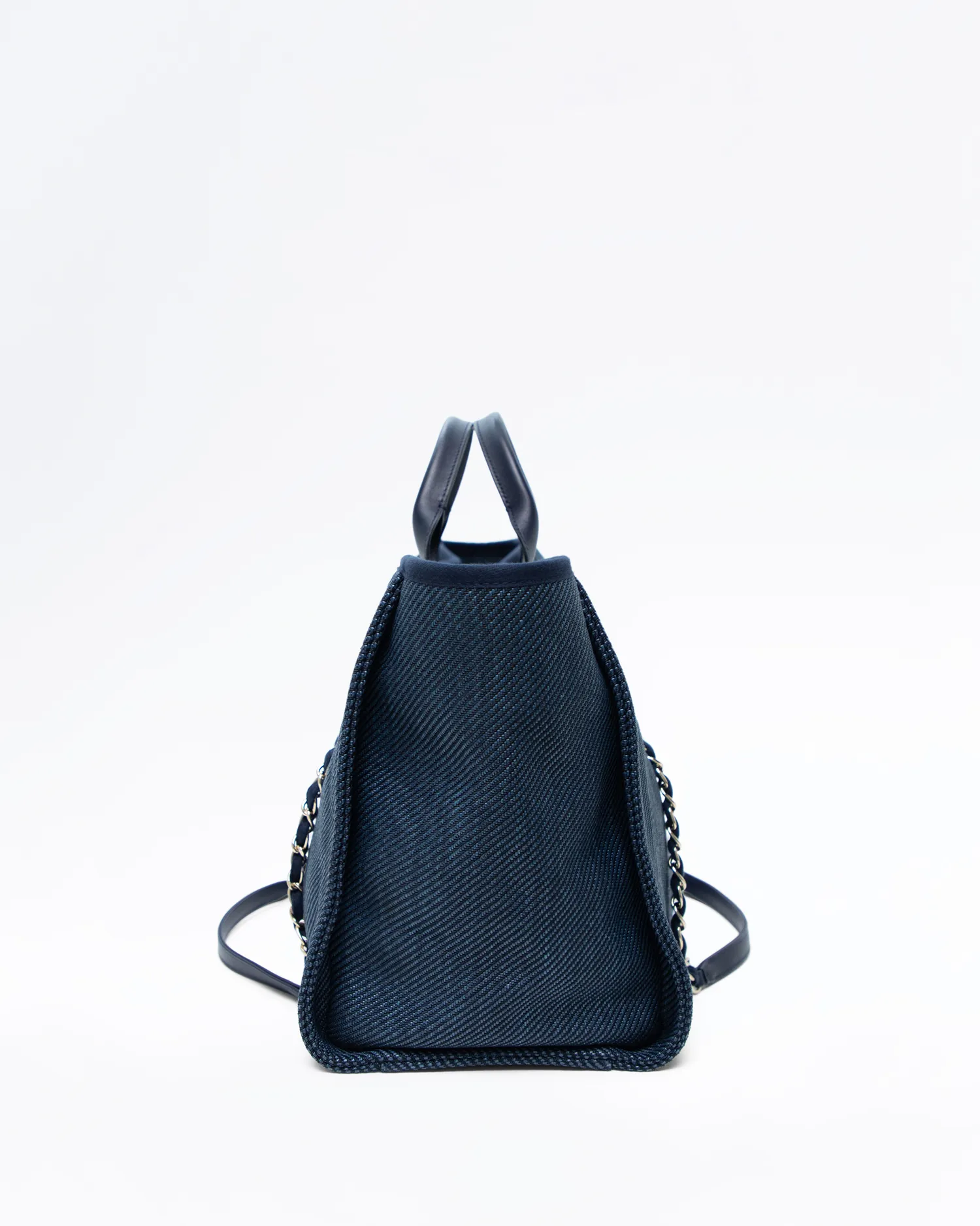 Raffia Deauville Medium Shopping Tote