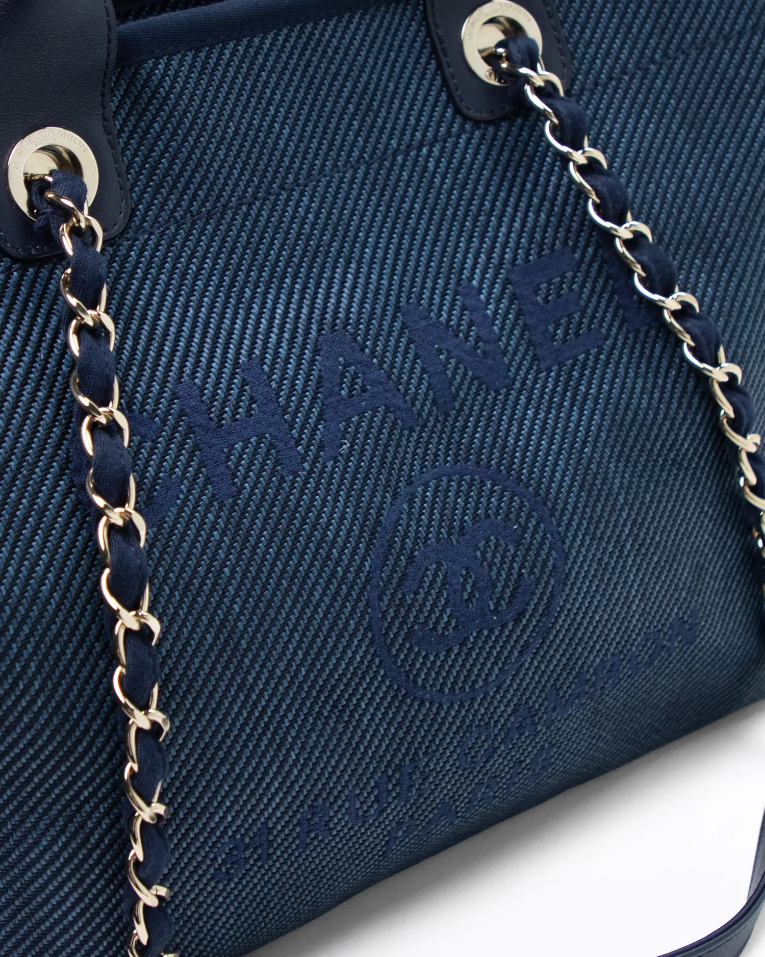Raffia Deauville Medium Shopping Tote