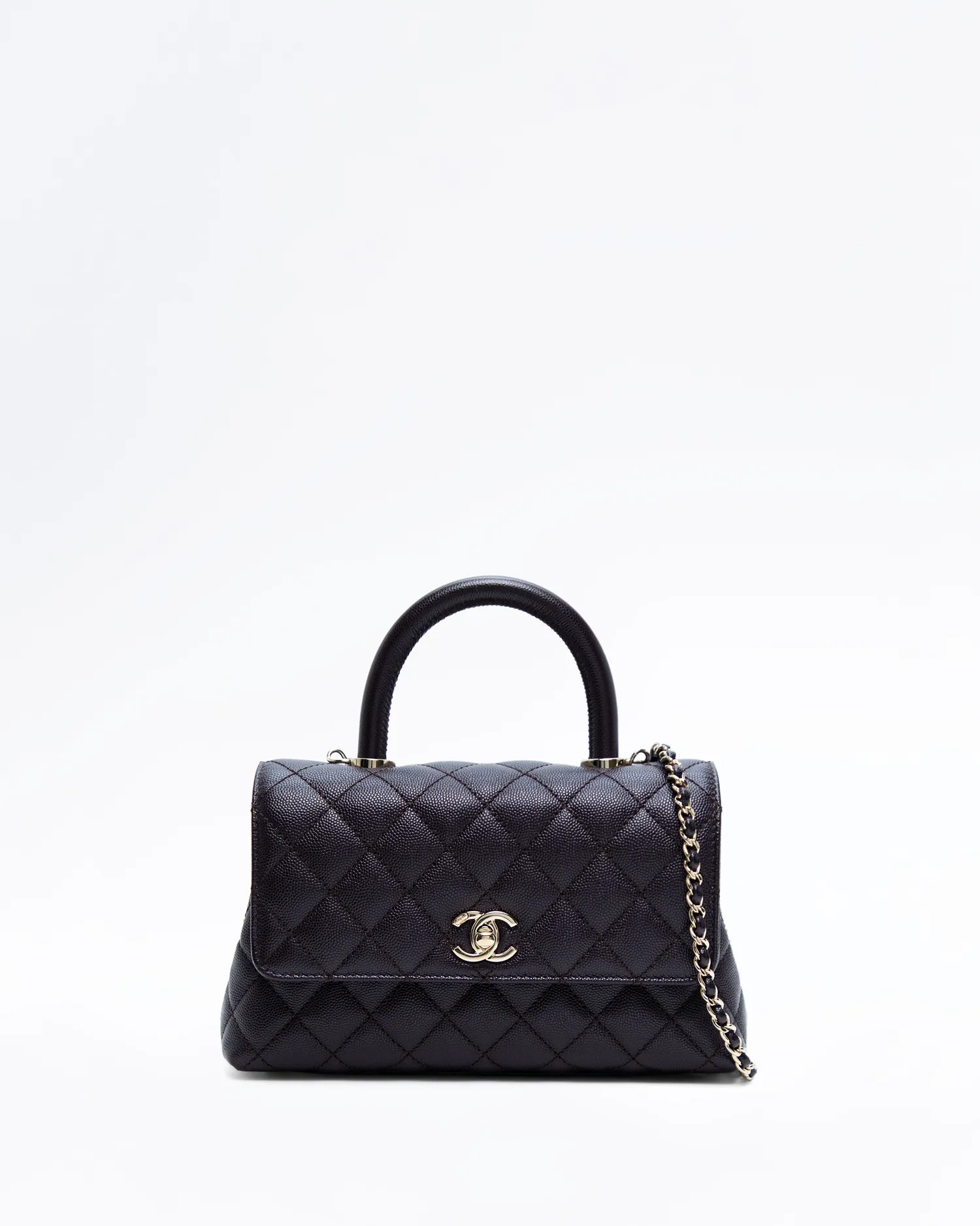 Caviar Mini Coco Handle Bag