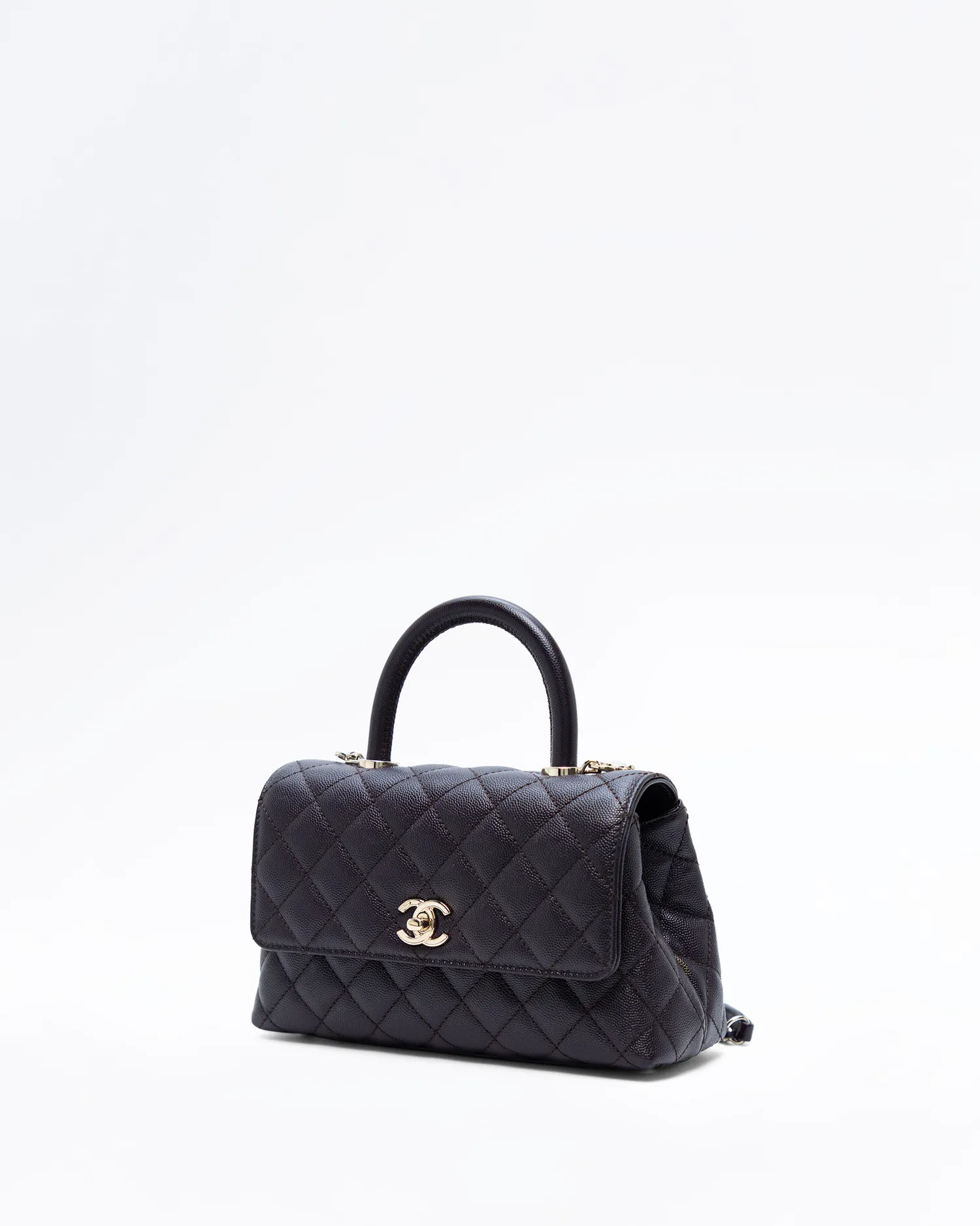Caviar Mini Coco Handle Bag