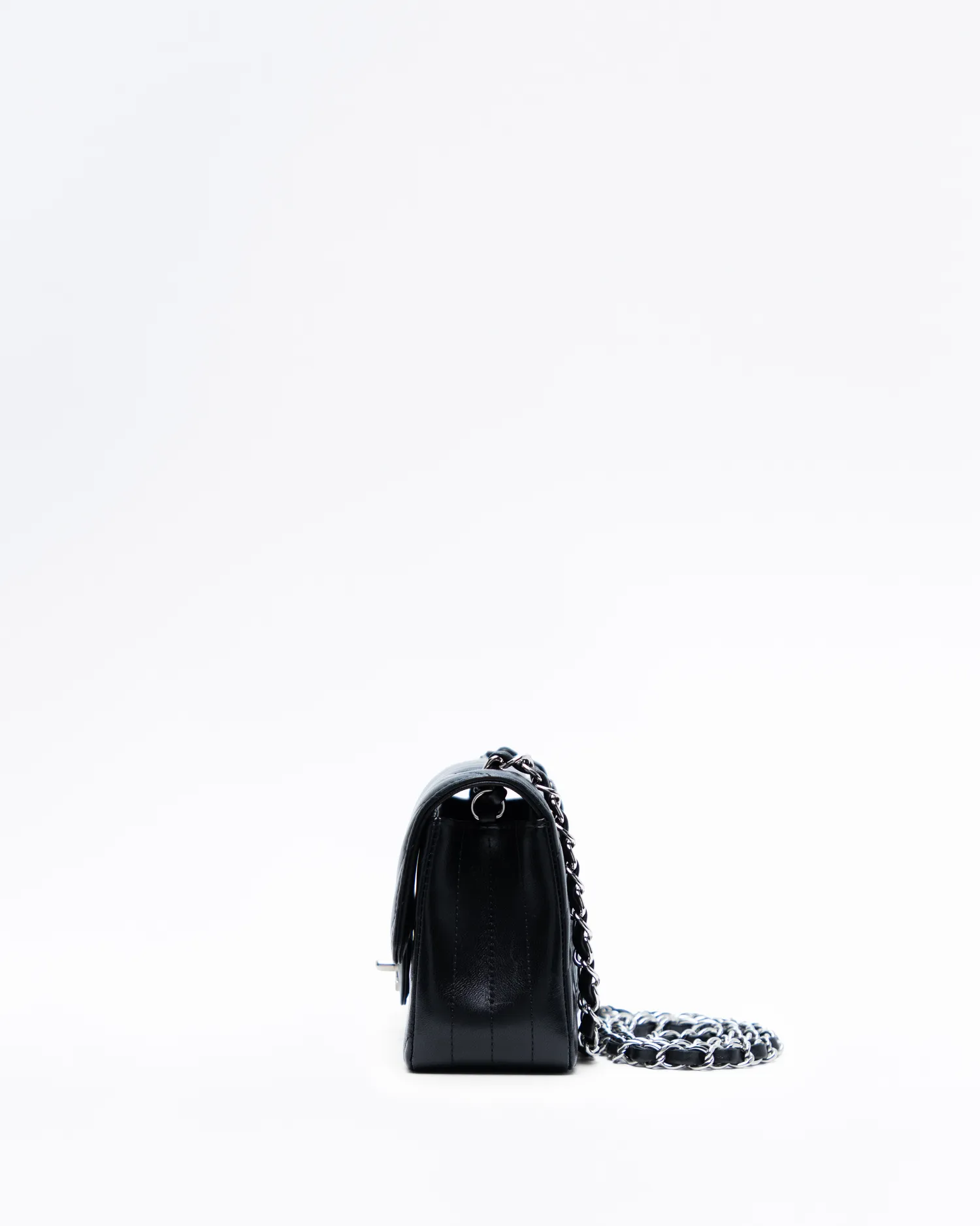 Lambskin Chevron Mini Classic Flap Bag