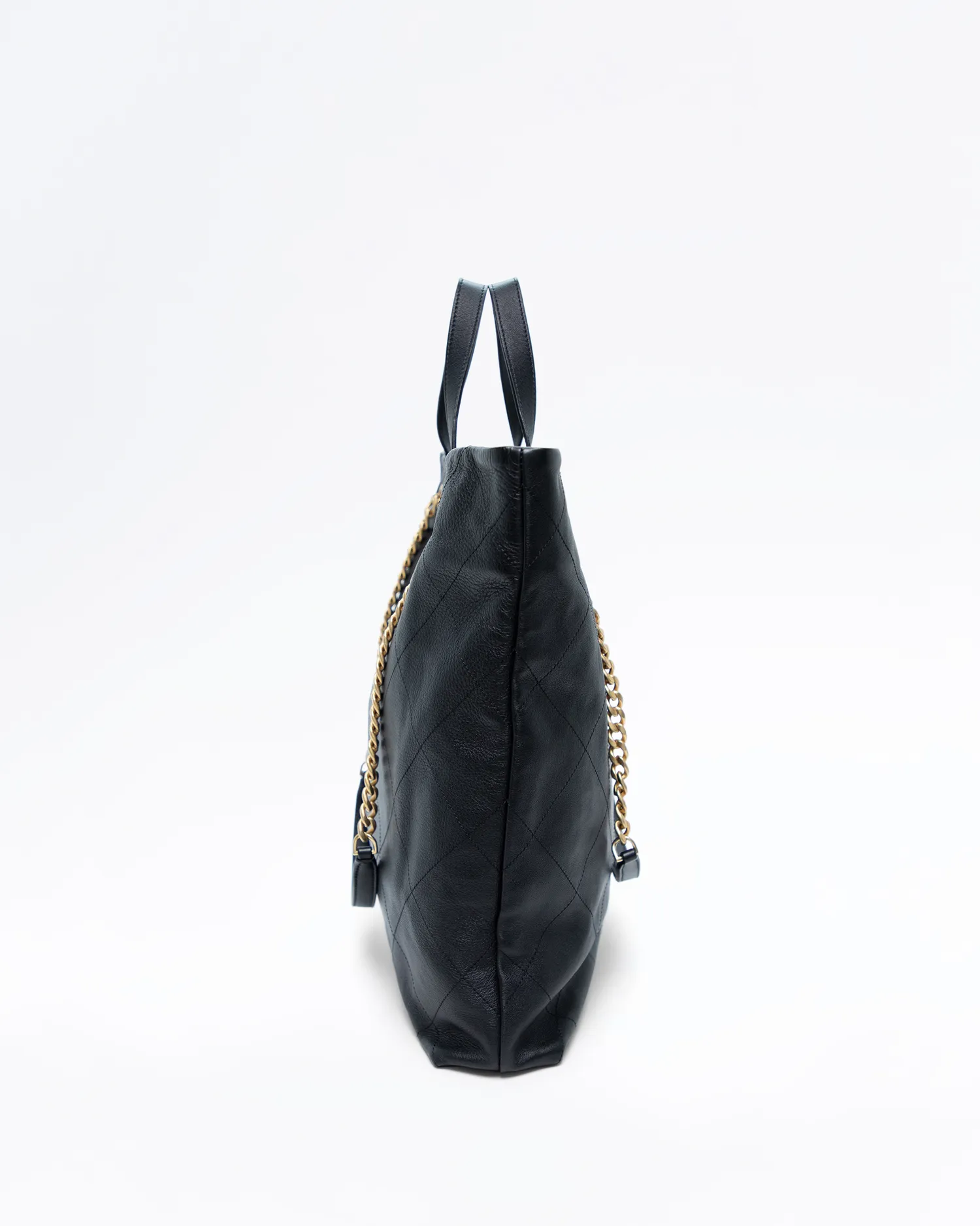 Stitched CC Maxi Shopping Tote