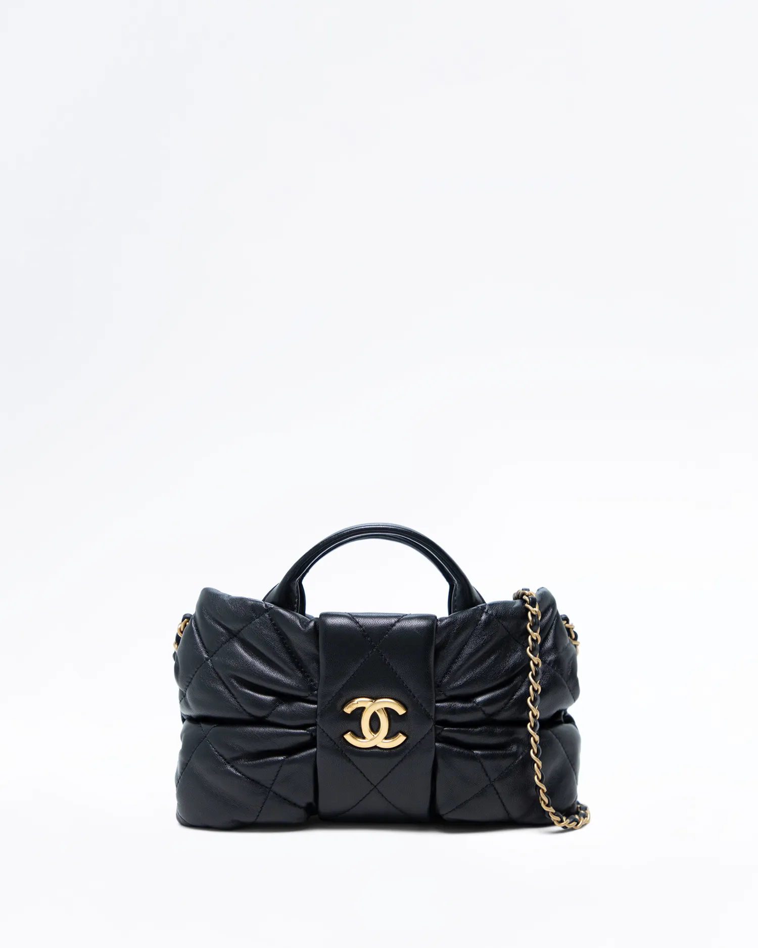 Lambskin Mini Bow Bag