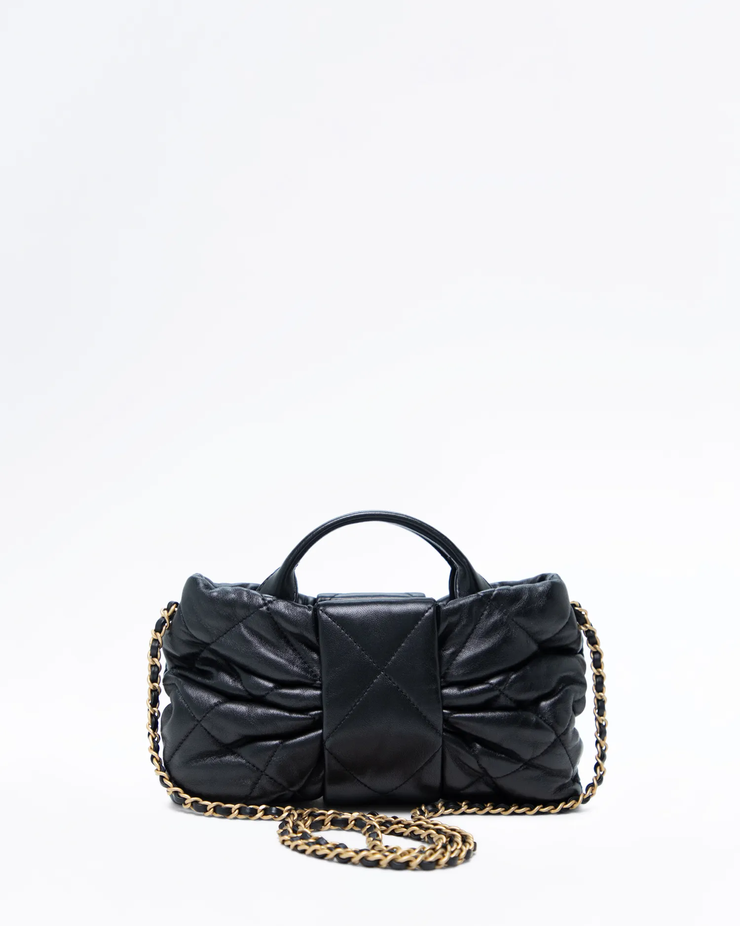 Lambskin Mini Bow Bag