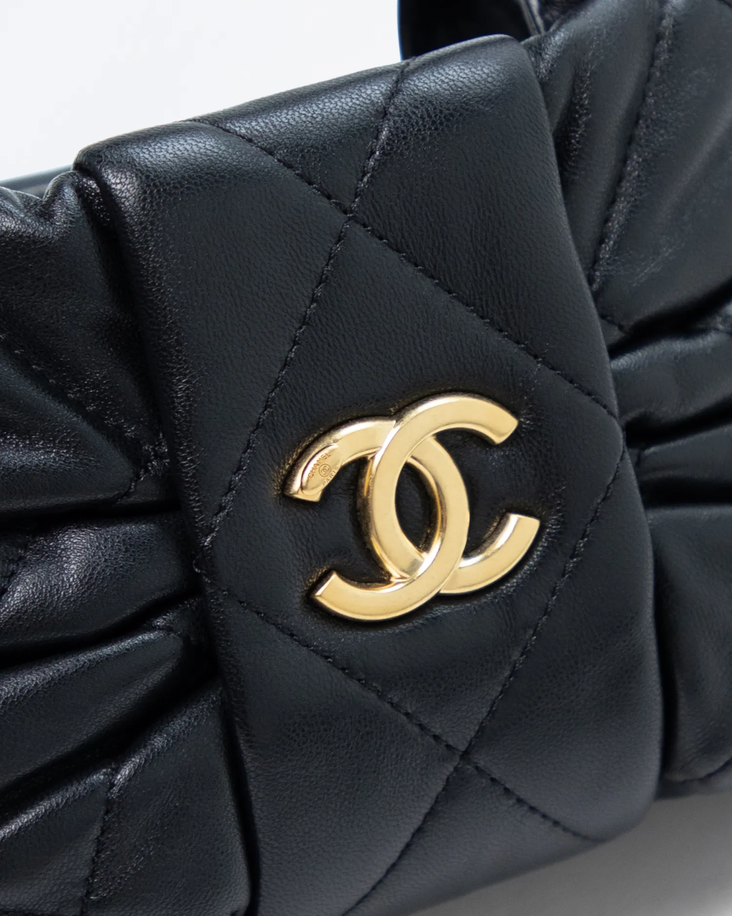 Lambskin Mini Bow Bag