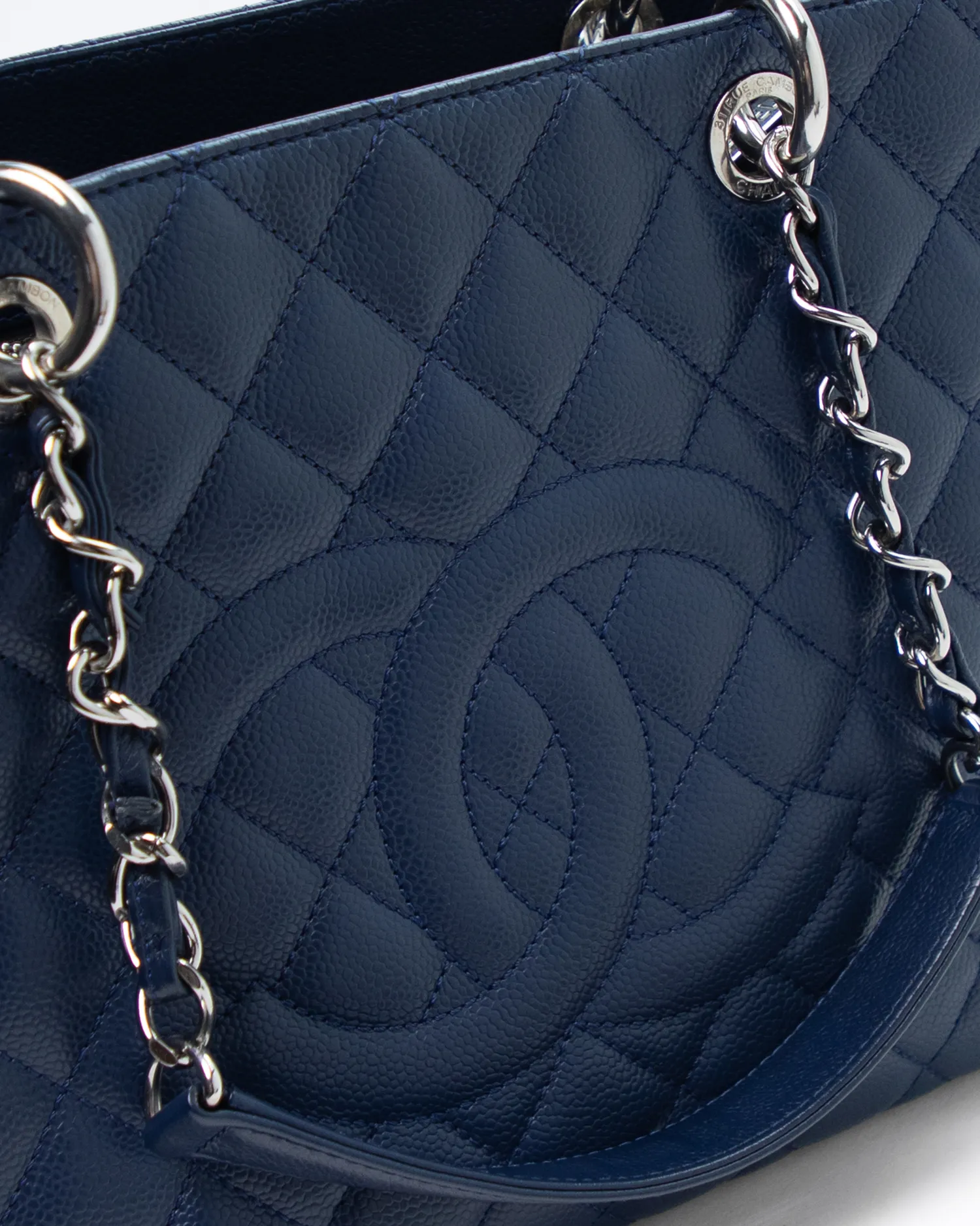 Caviar Quilted Grand Shopping Tote
