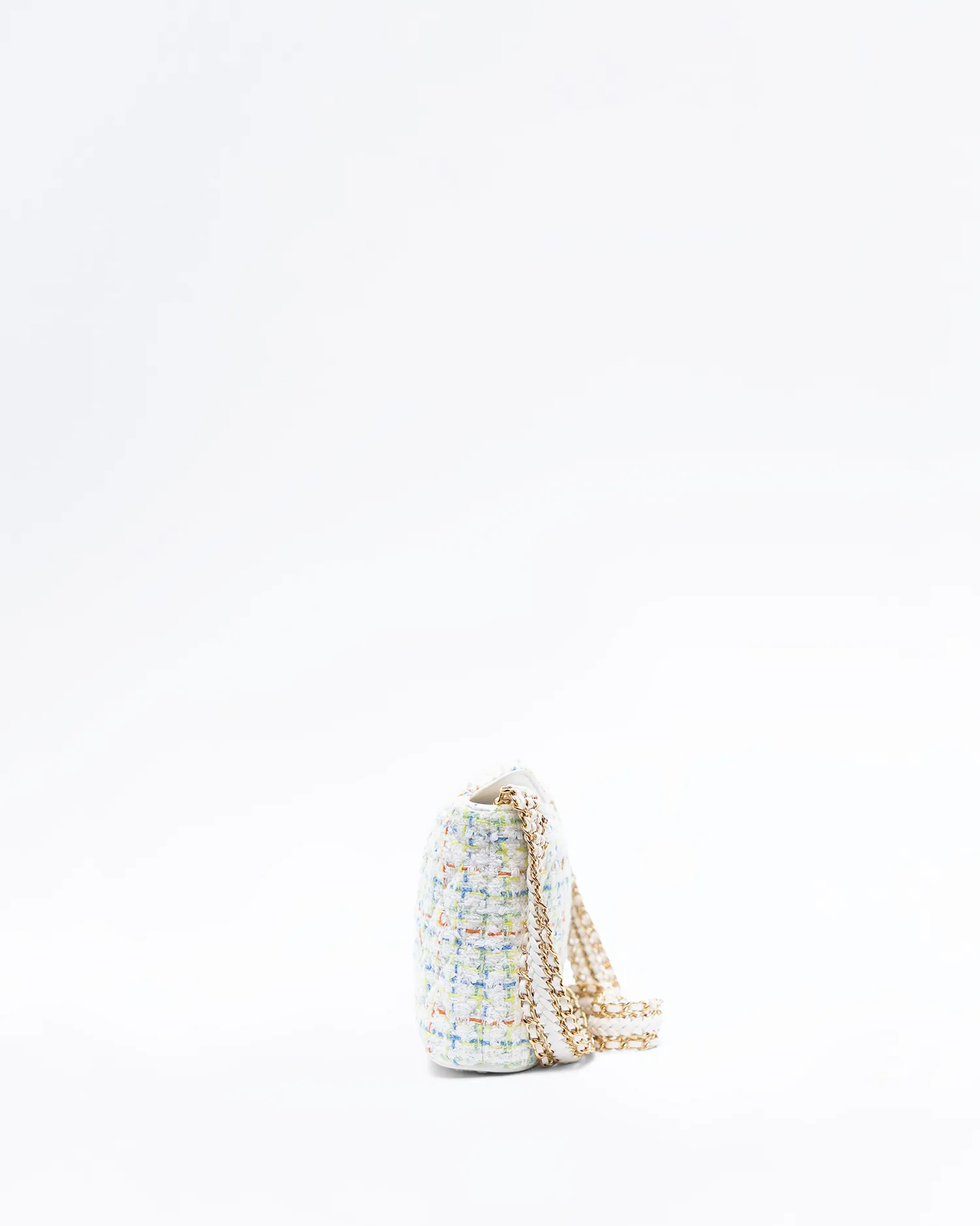 Tweed Clutch with Chain