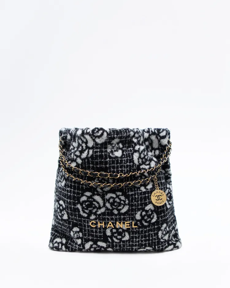 Cashmere Chanel 22 Handbag