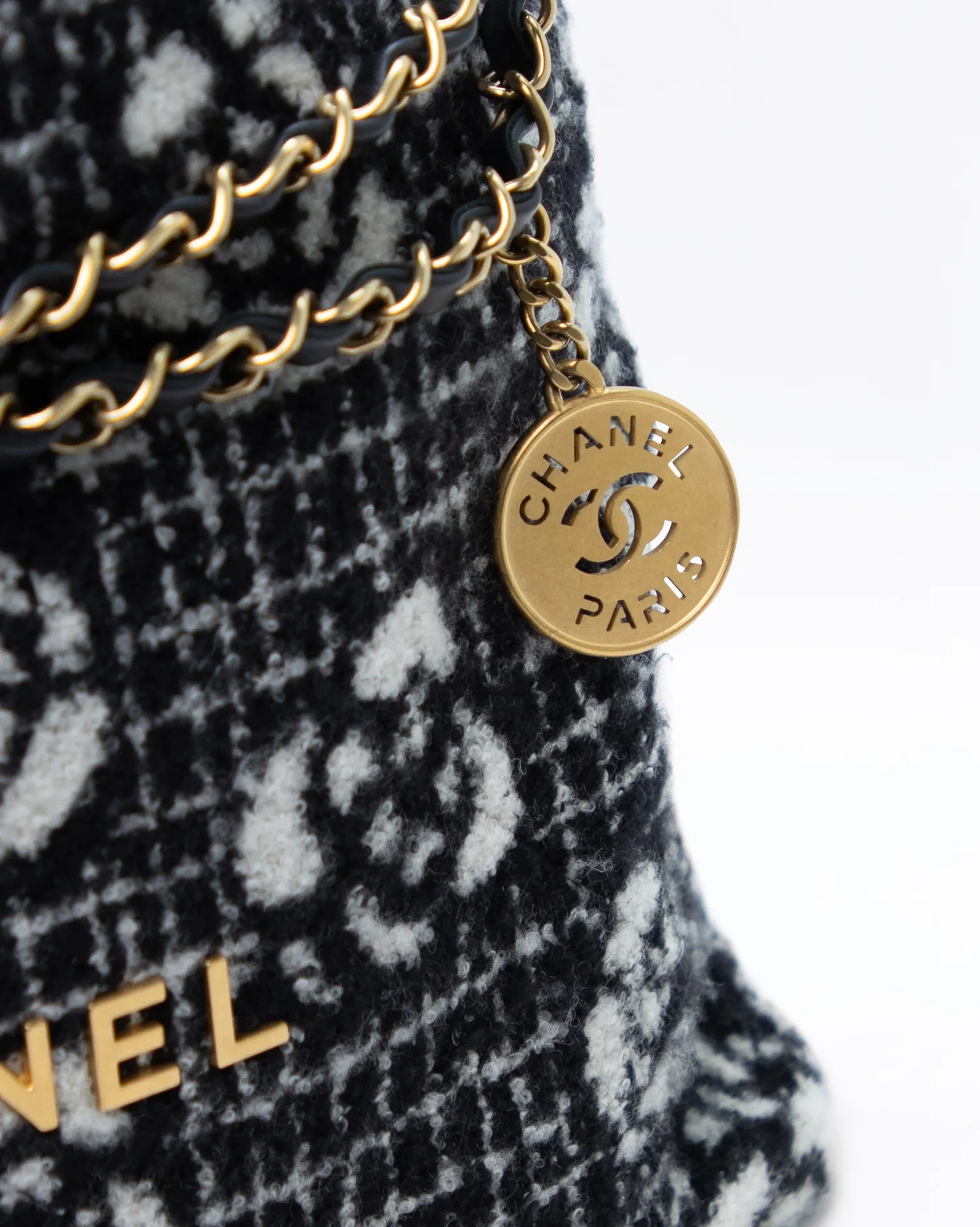 Cashmere Chanel 22 Handbag