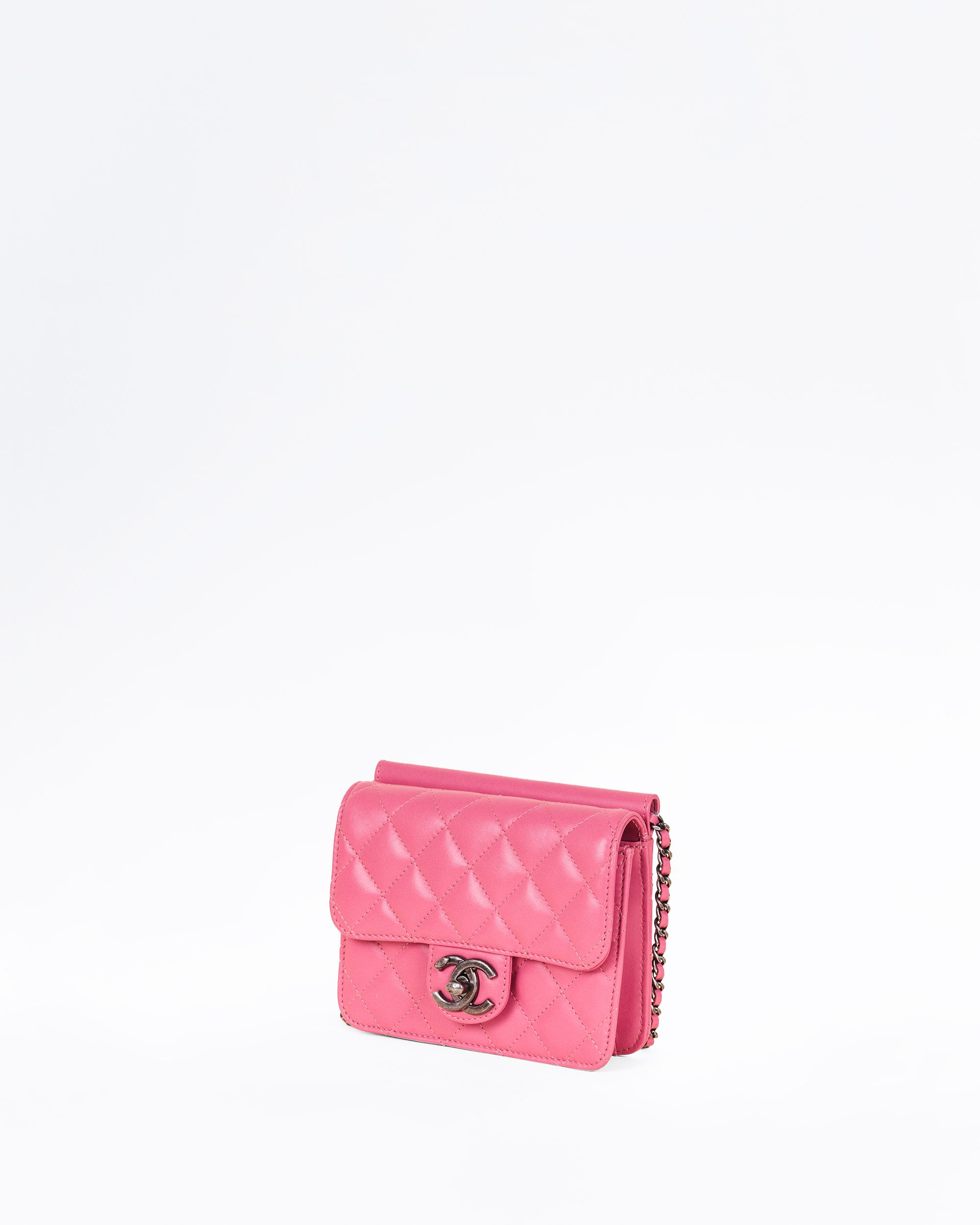 Chanel Lambskin Quilted Crossing Times Mini Flap Bag | Vivrelle
