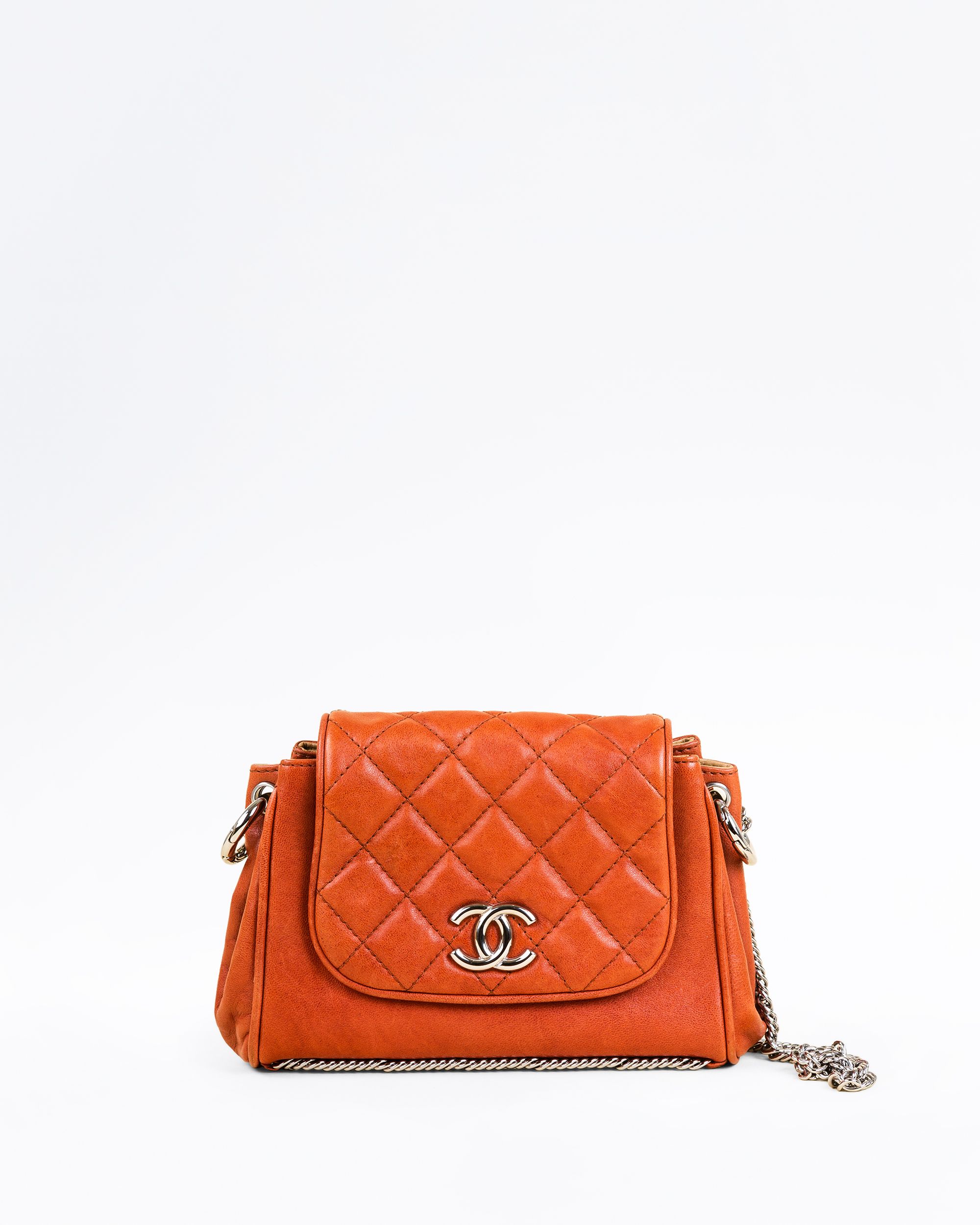Chanel Quilted Bijoux Chain Accordion Flap Bag | Vivrelle