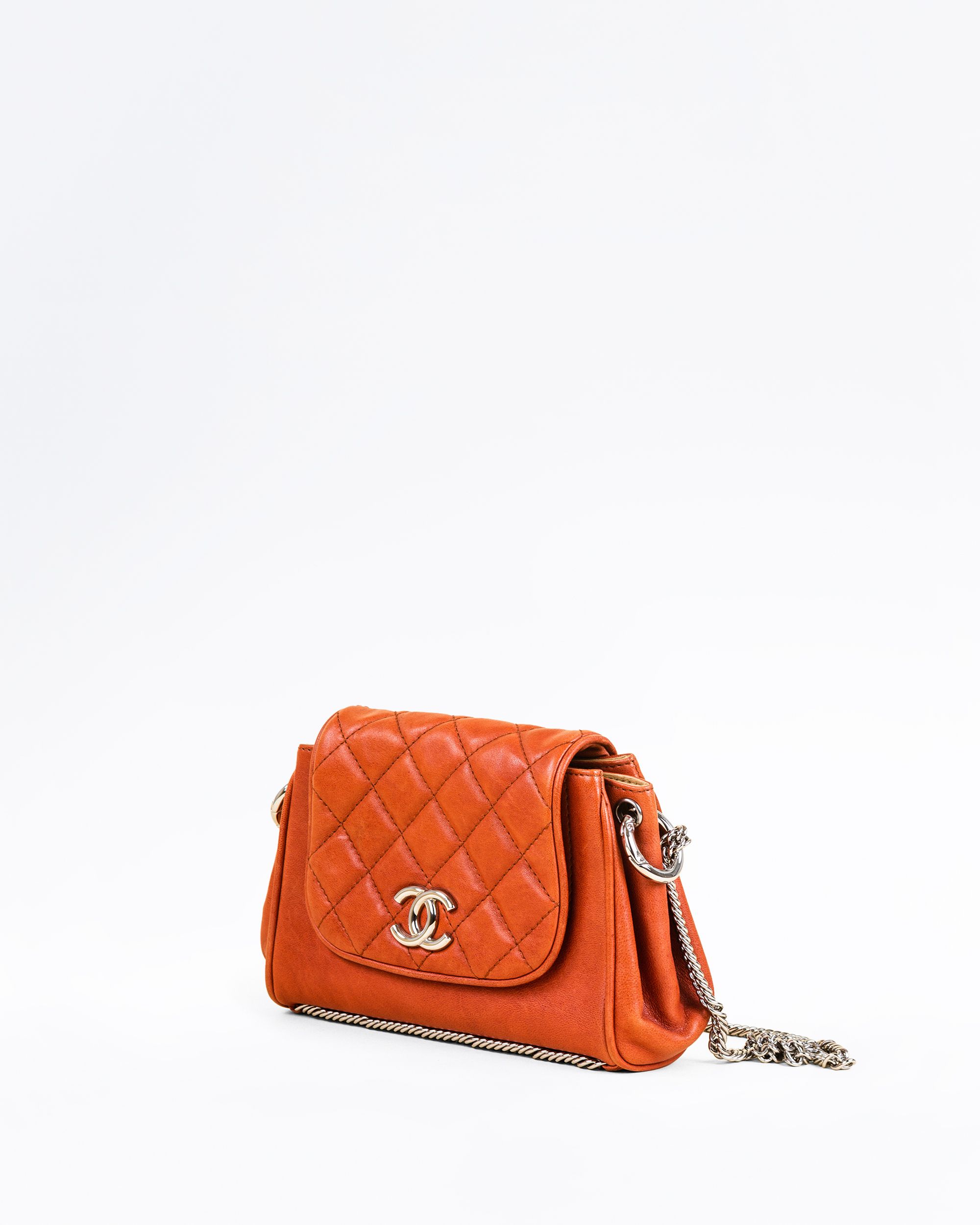 Chanel Quilted Bijoux Chain Accordion Flap Bag | Vivrelle