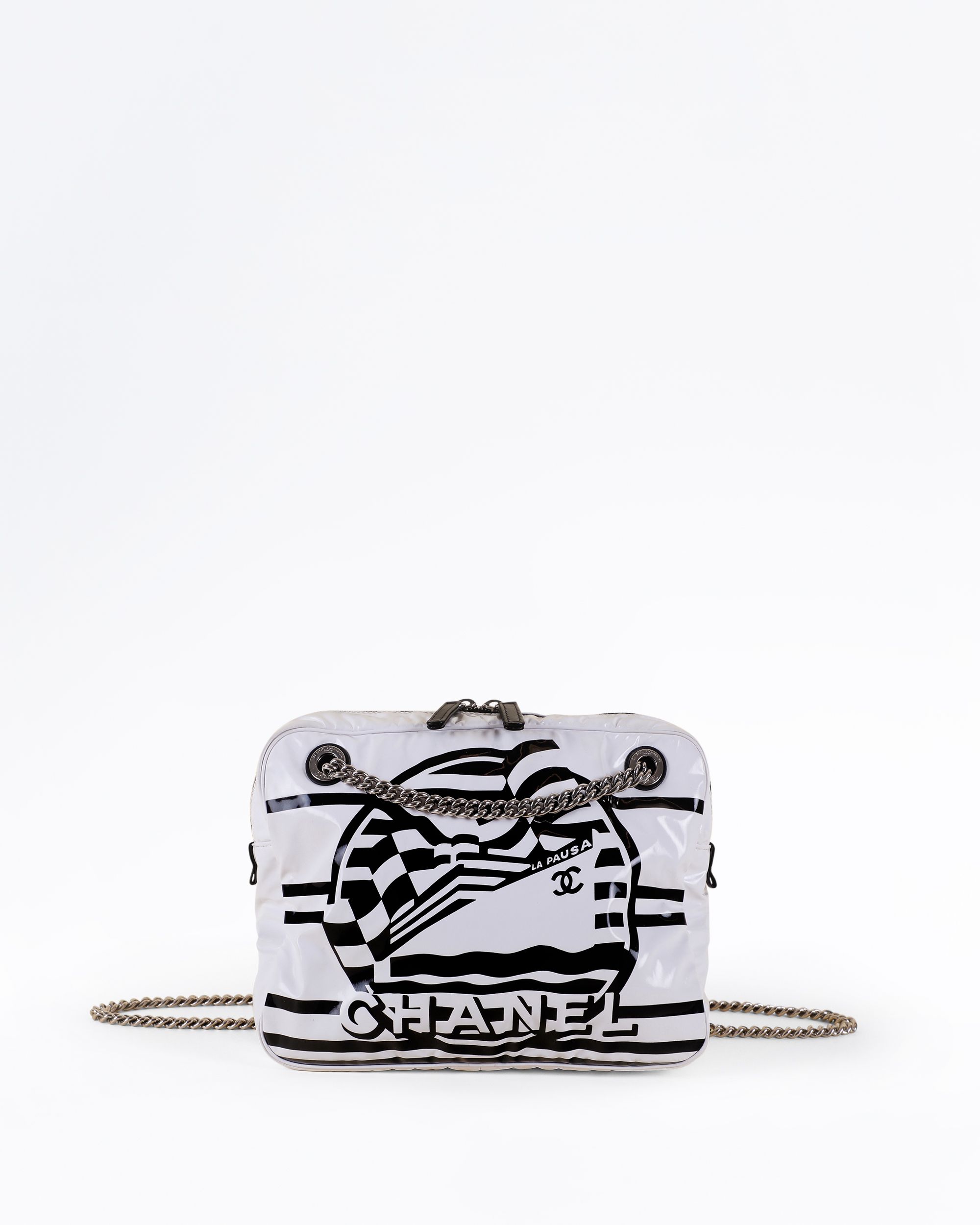 Chanel Vinyl La Pausa Bay Small Camera Case Bag | Vivrelle