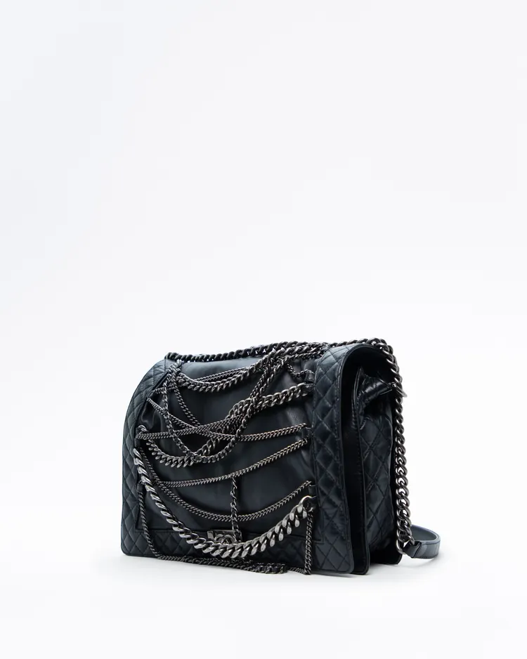 Alternate view angle of Paris-Dallas Enchained XL Boy Bag