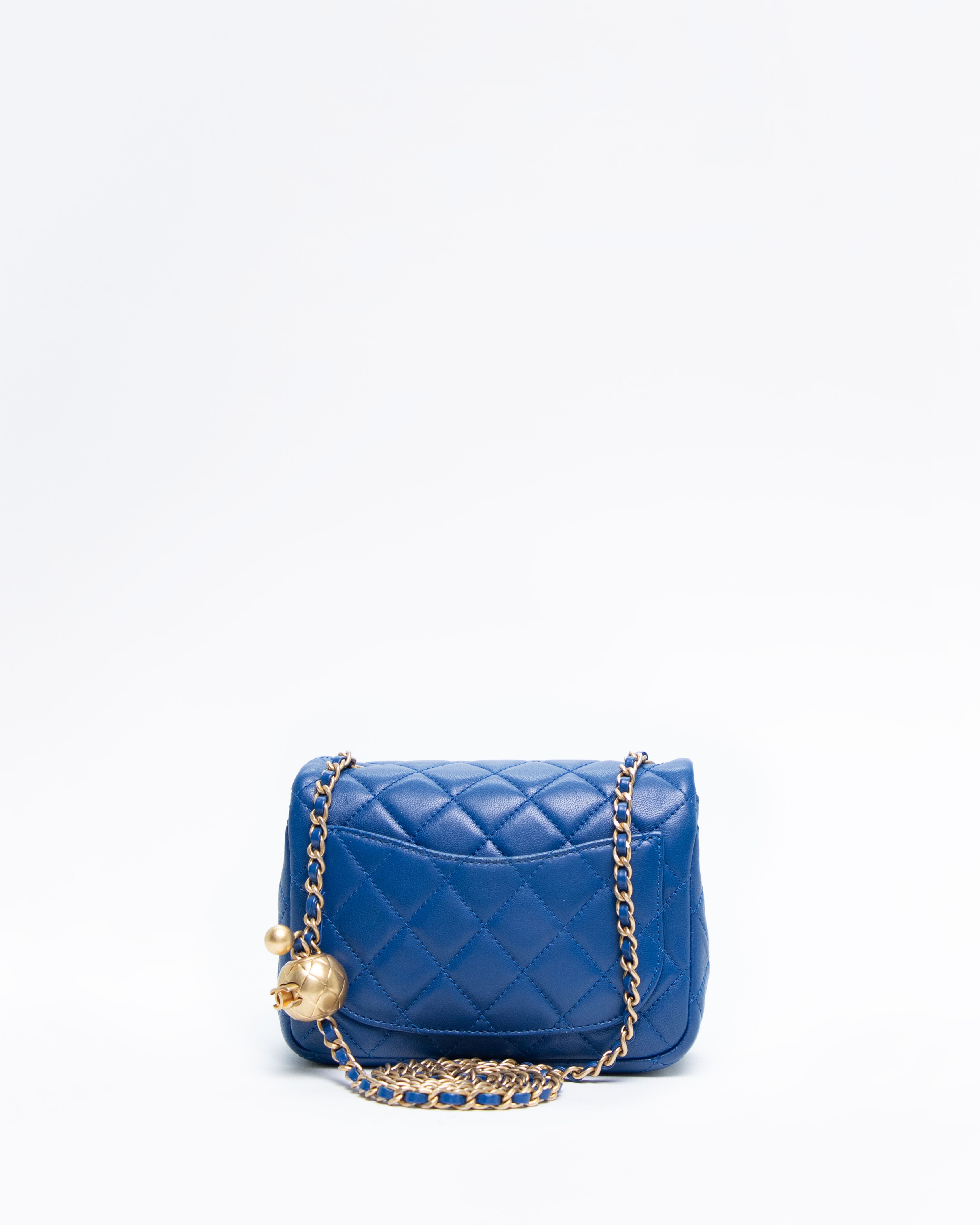 Chanel Lambskin Pearl Crush Mini Flap Bag | Vivrelle