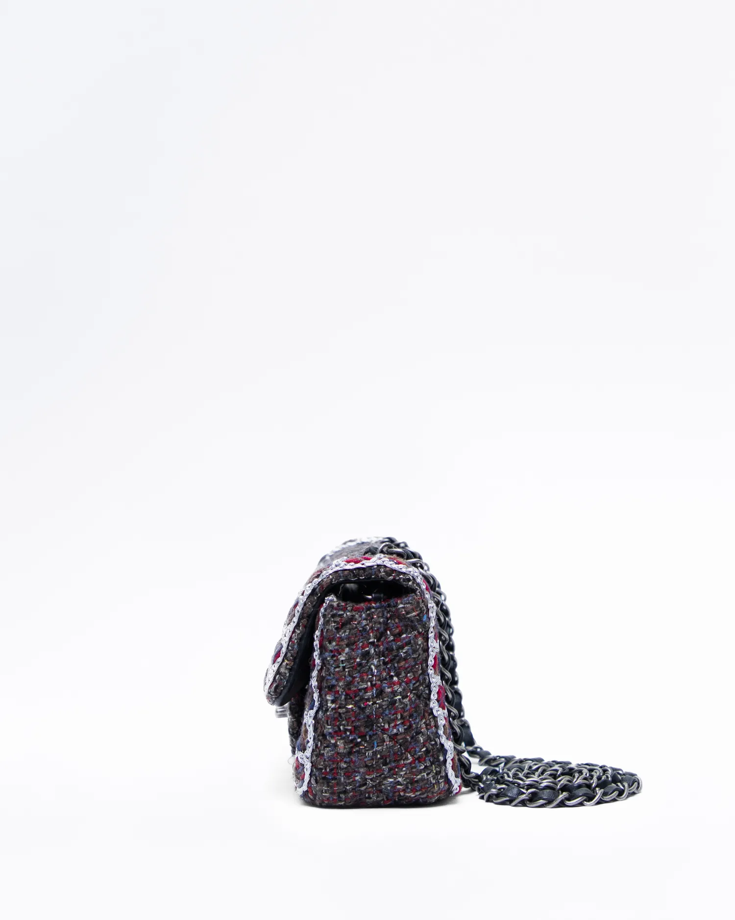 Tweed Braided Mini Classic Flap Bag