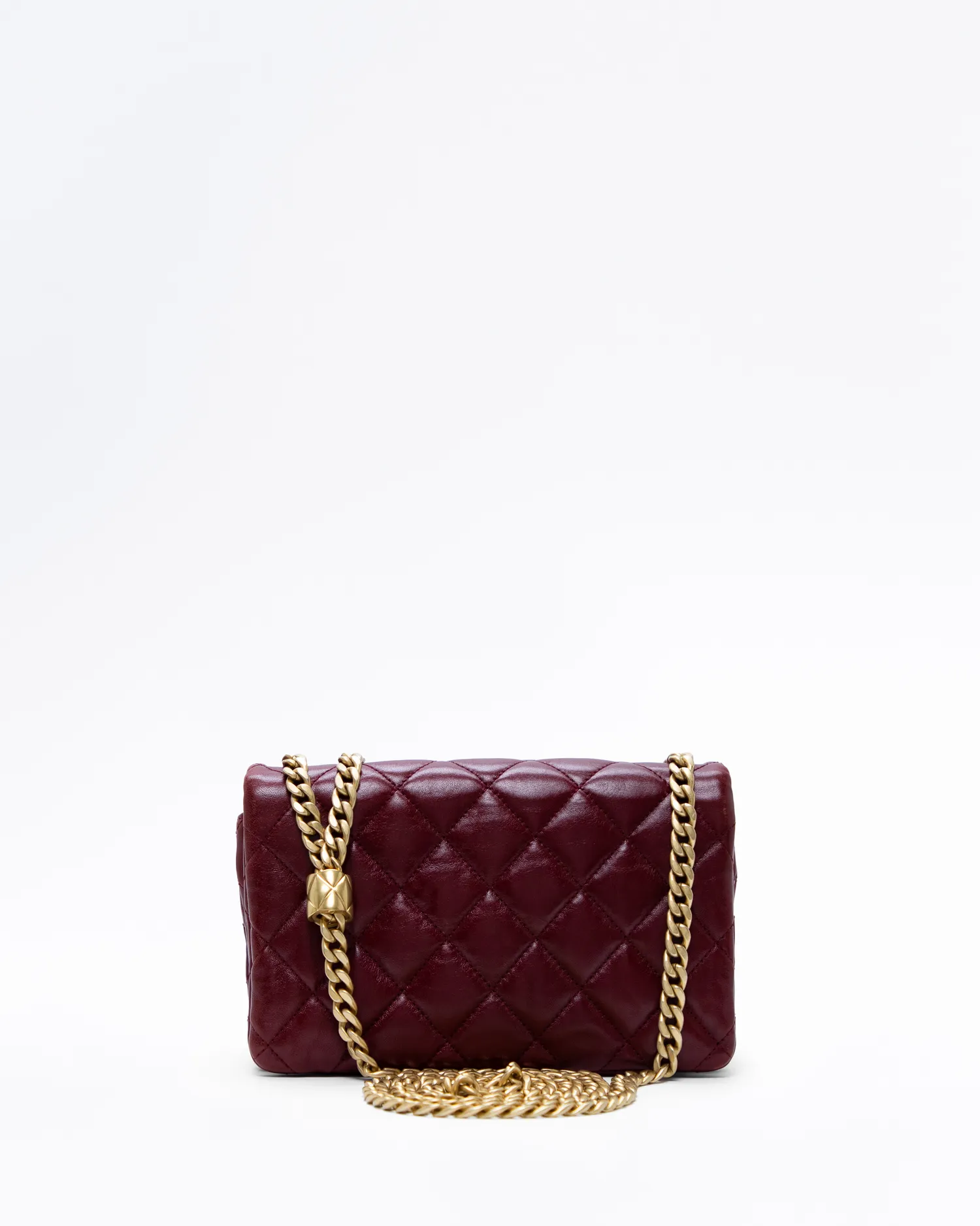 Lambskin Pillow Crush Small Flap Bag