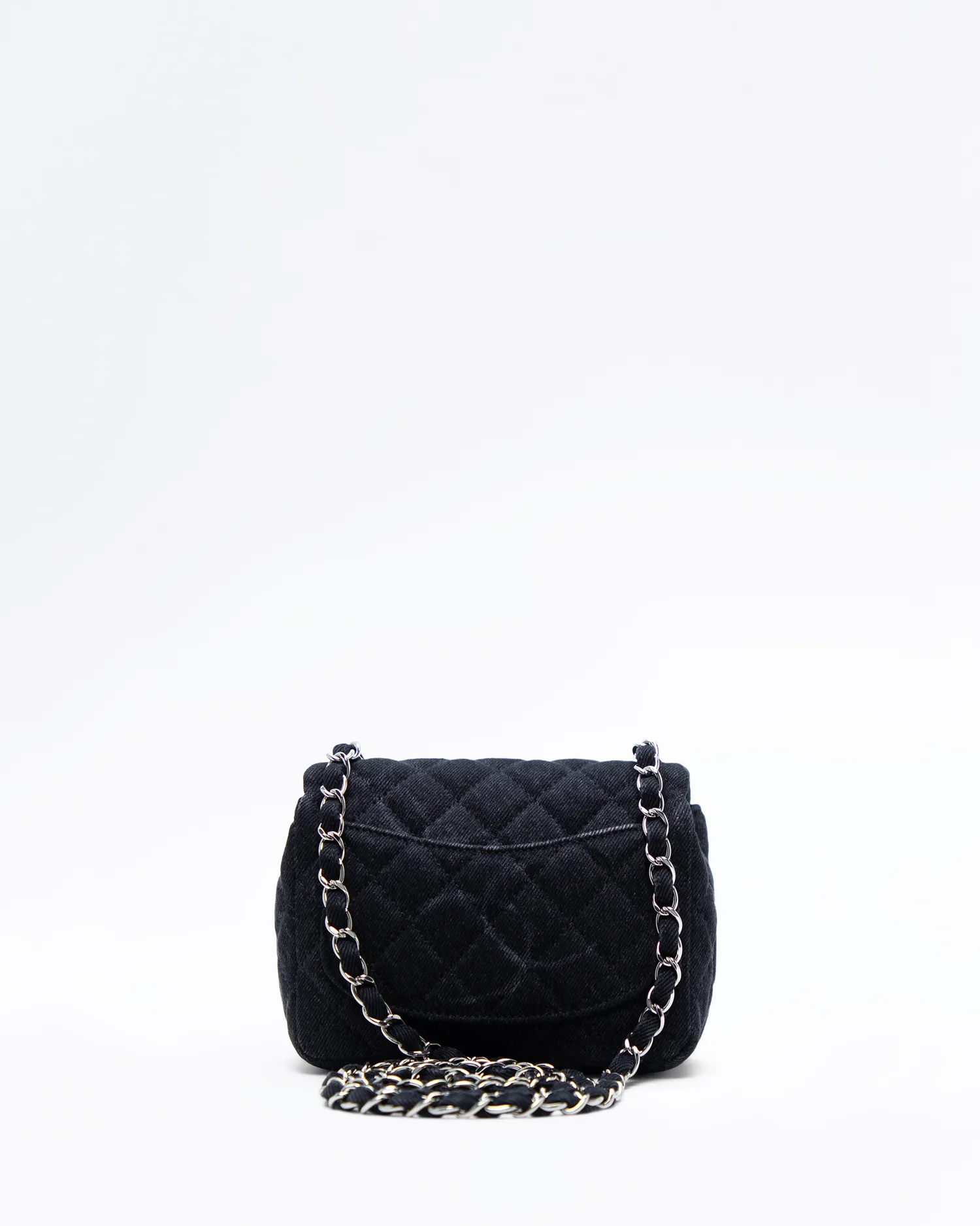 Denim Mini Flap Bag