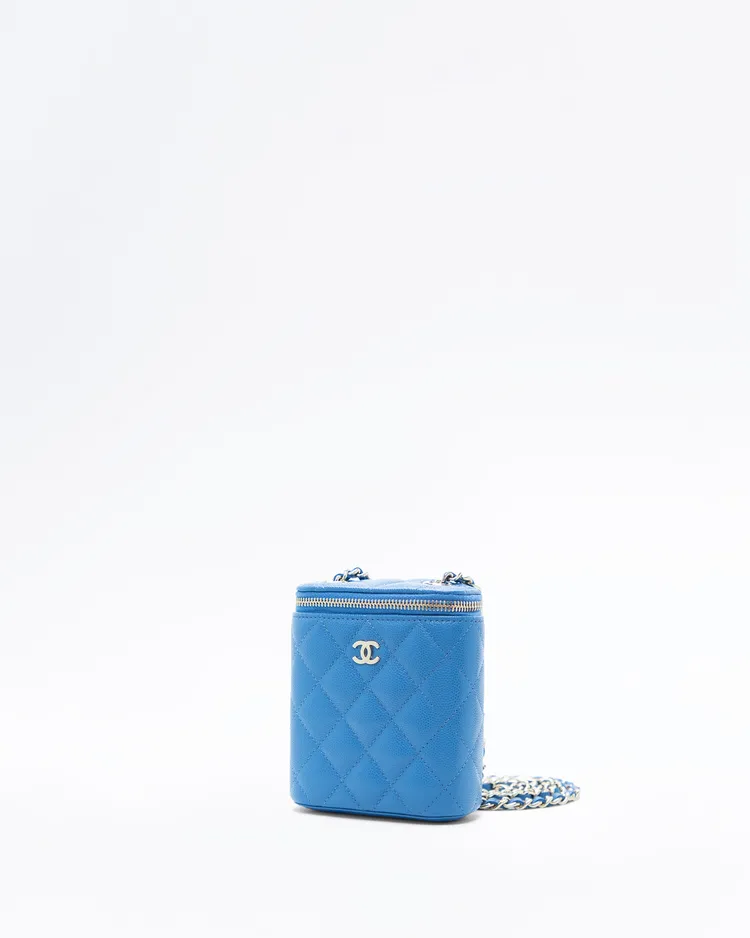Alternate view angle of Caviar Coco Beauty Small Vanity with Chain