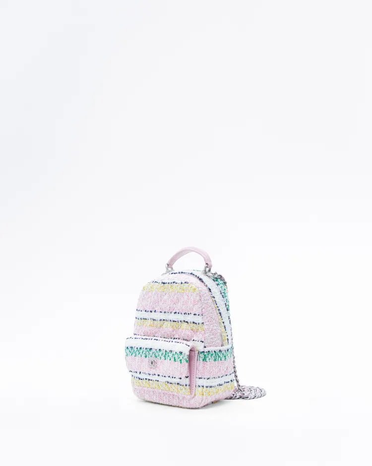 Alternate view angle of Tweed Classic CC Mini Backpack