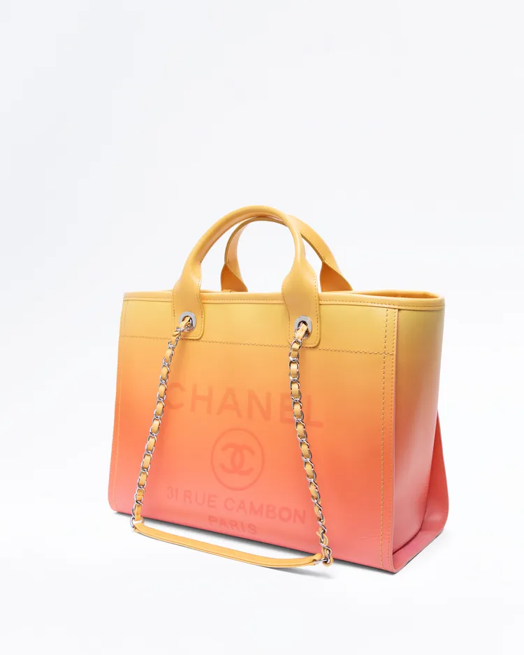 Alternate view angle of Shaded Small Deauville Tote
