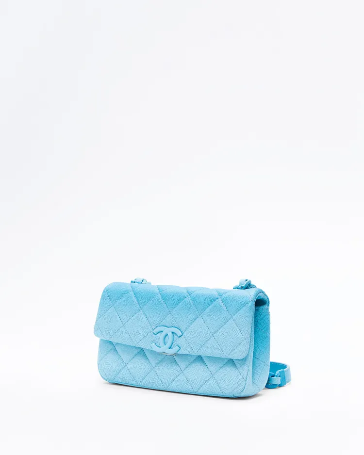 Alternate view angle of Caviar My Everything Small Flap Bag
