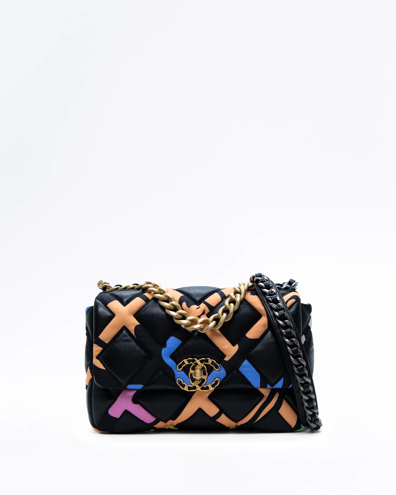Lambskin Silk Chanel 19 Flap Bag